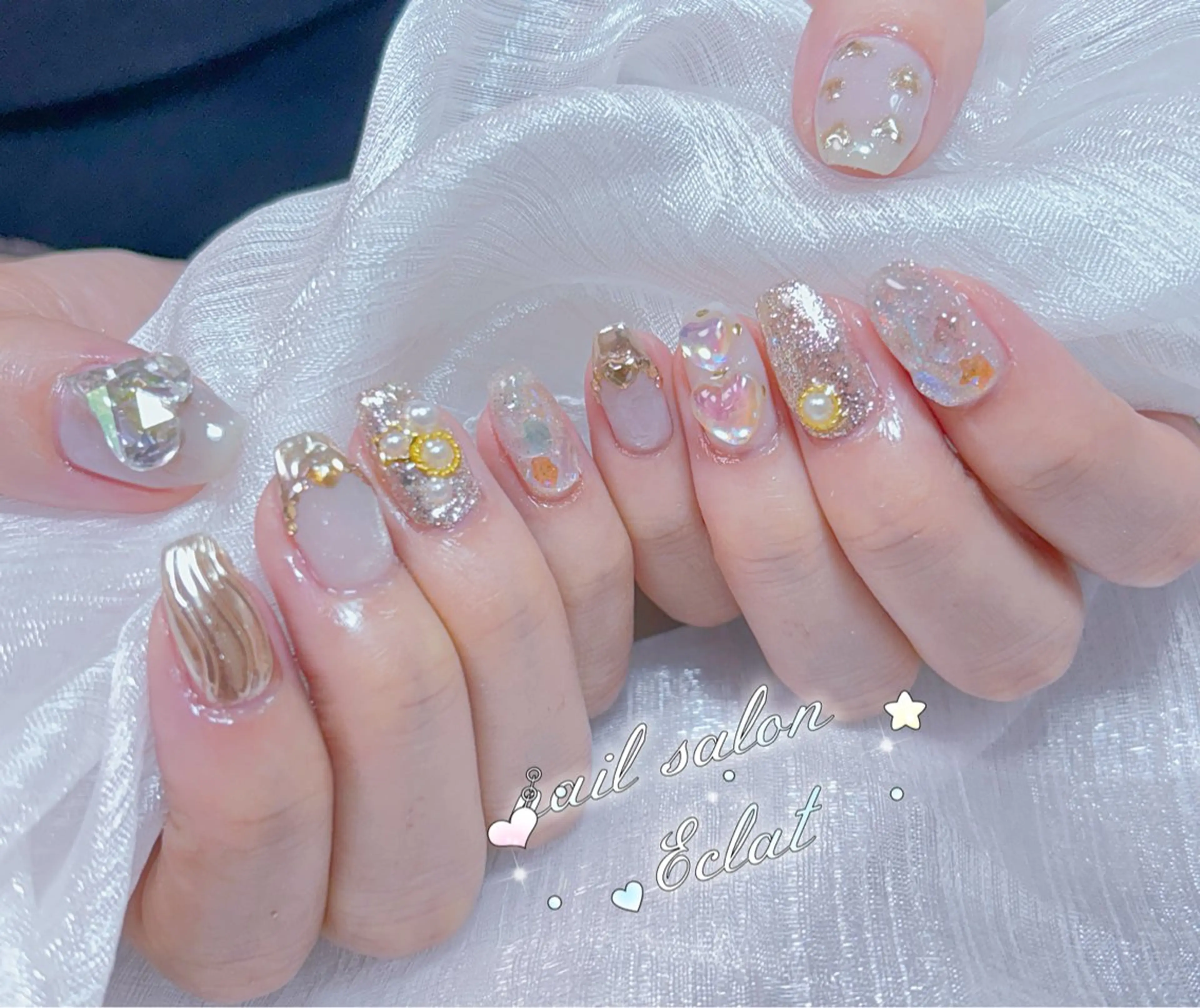 ネイル ネイルサロンエクラ 🫧Shizukaのネイルデザイン