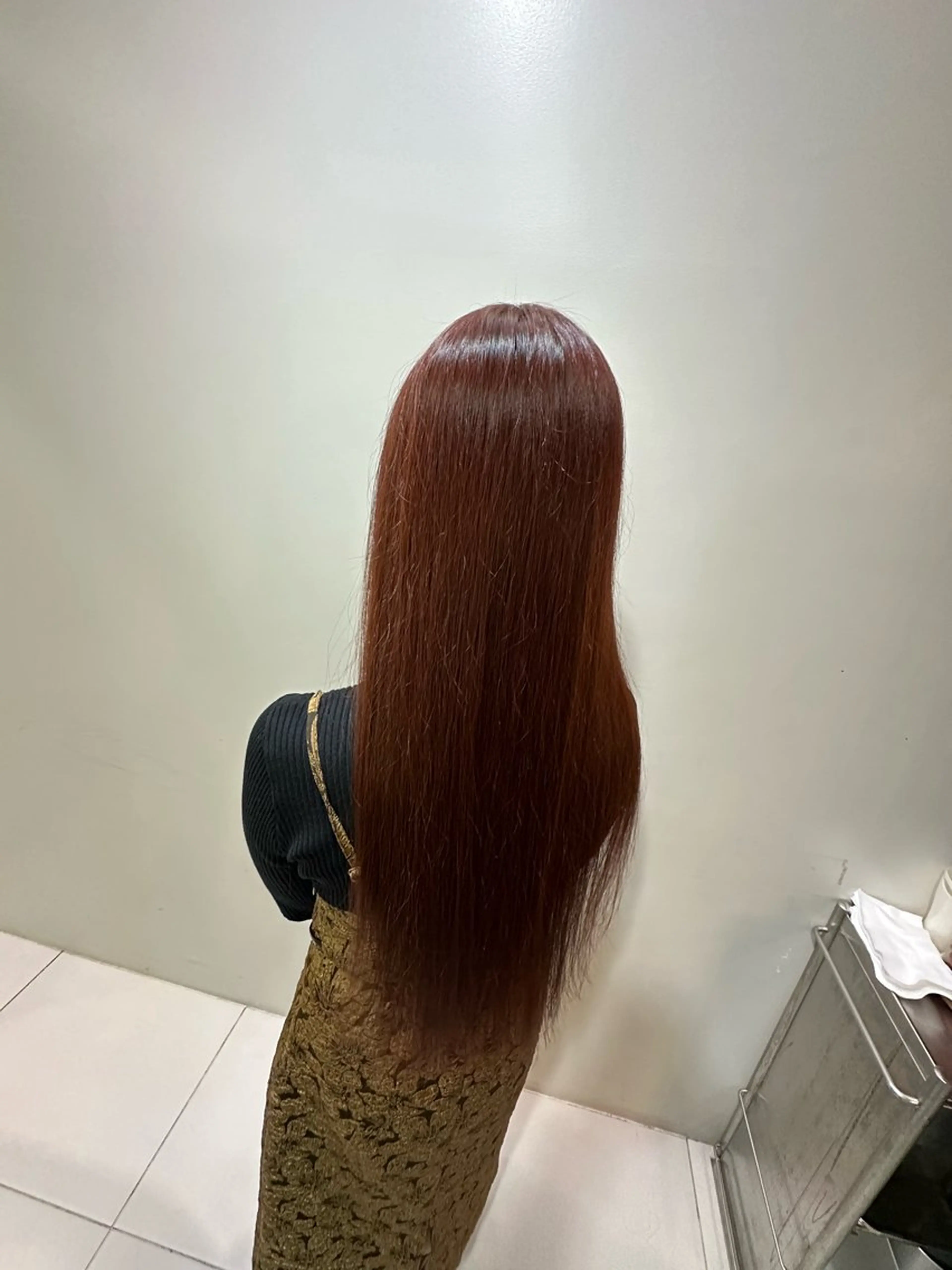 ロング クリスマス ヘアカラー トリートメント K-two Esola 池袋所属・韓国ヘア🇰🇷 /野元僚太のヘアスタイル