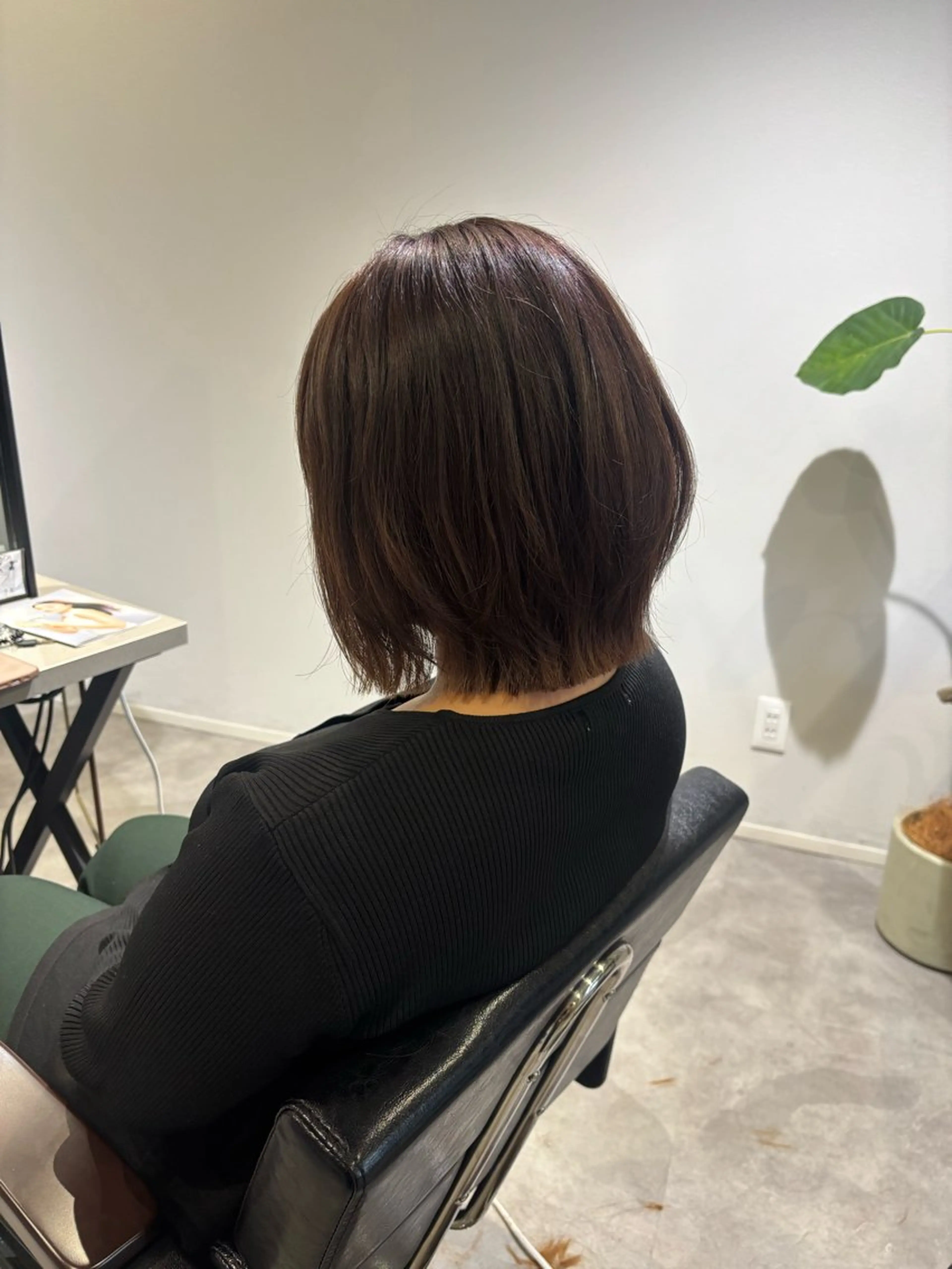 ミディアム くびれヘア カット 長尾ゆりの/ボブ/ ベージュ/ハイトーンのヘアスタイル