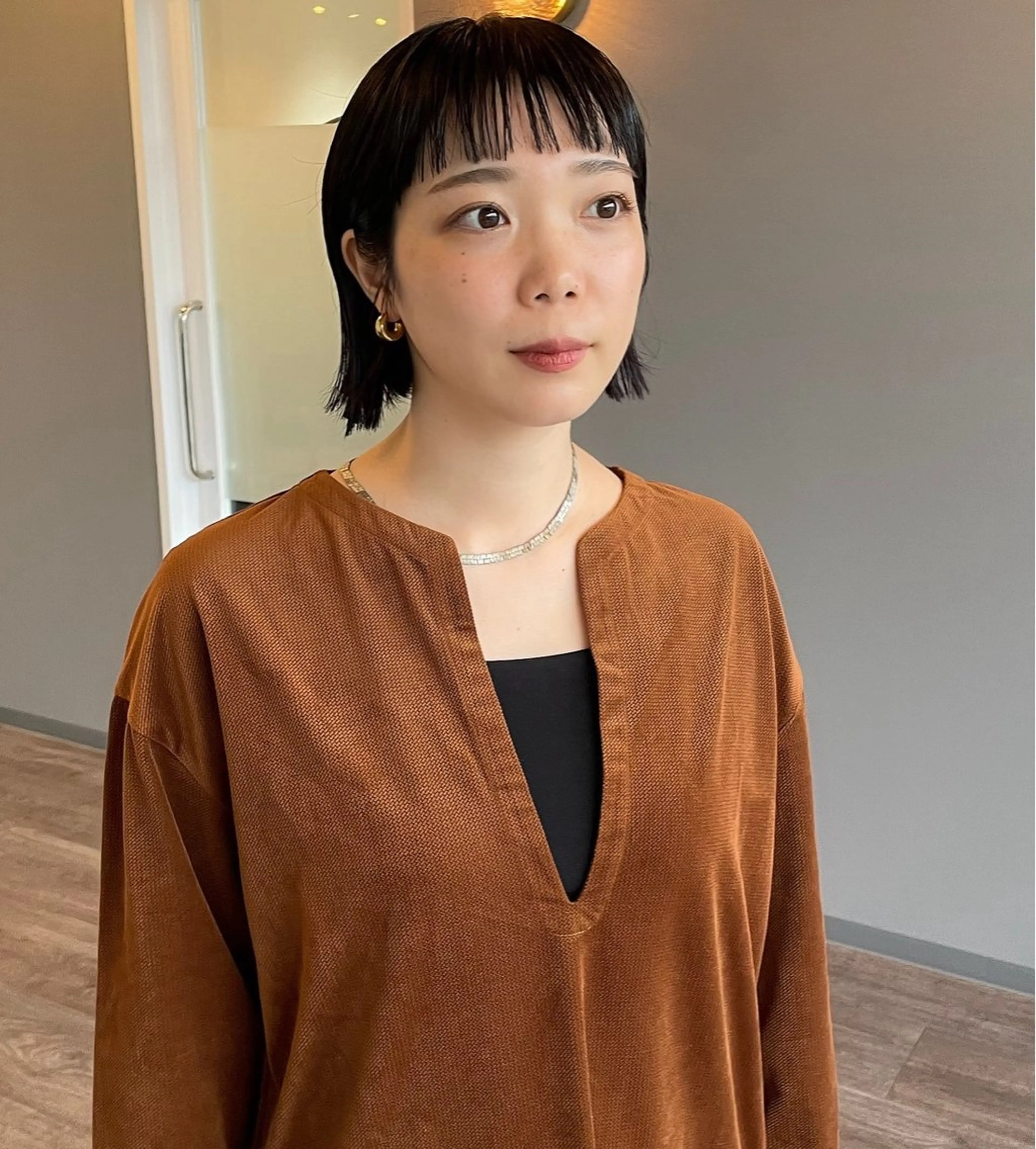 ショート カラー カット ヘアカラー iet.所属・ウルフ/ボブ/耳ツボ ジュエリー◎ricoのヘアスタイル