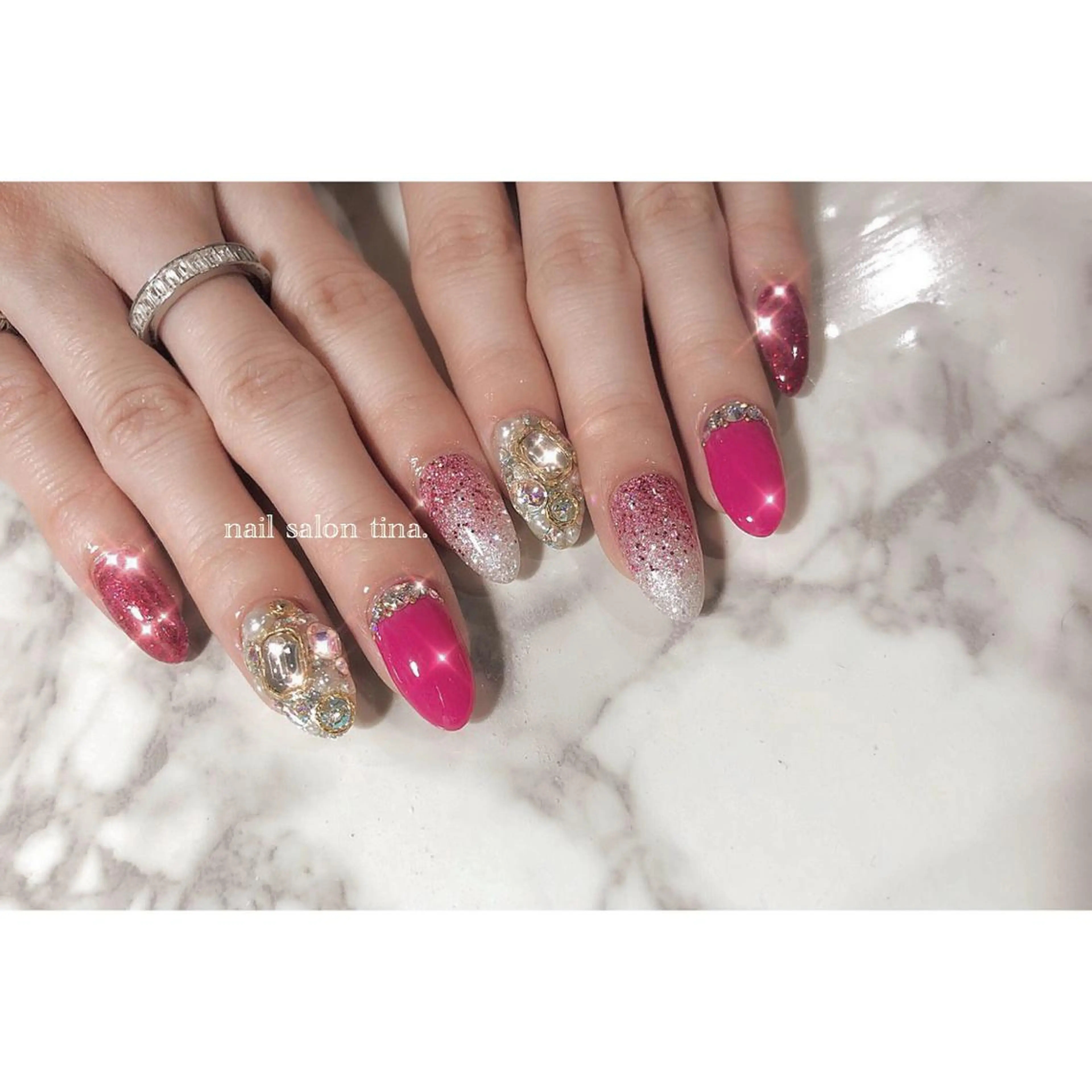 ネイル nail salon tina.所属・中山 はづきのネイルデザイン