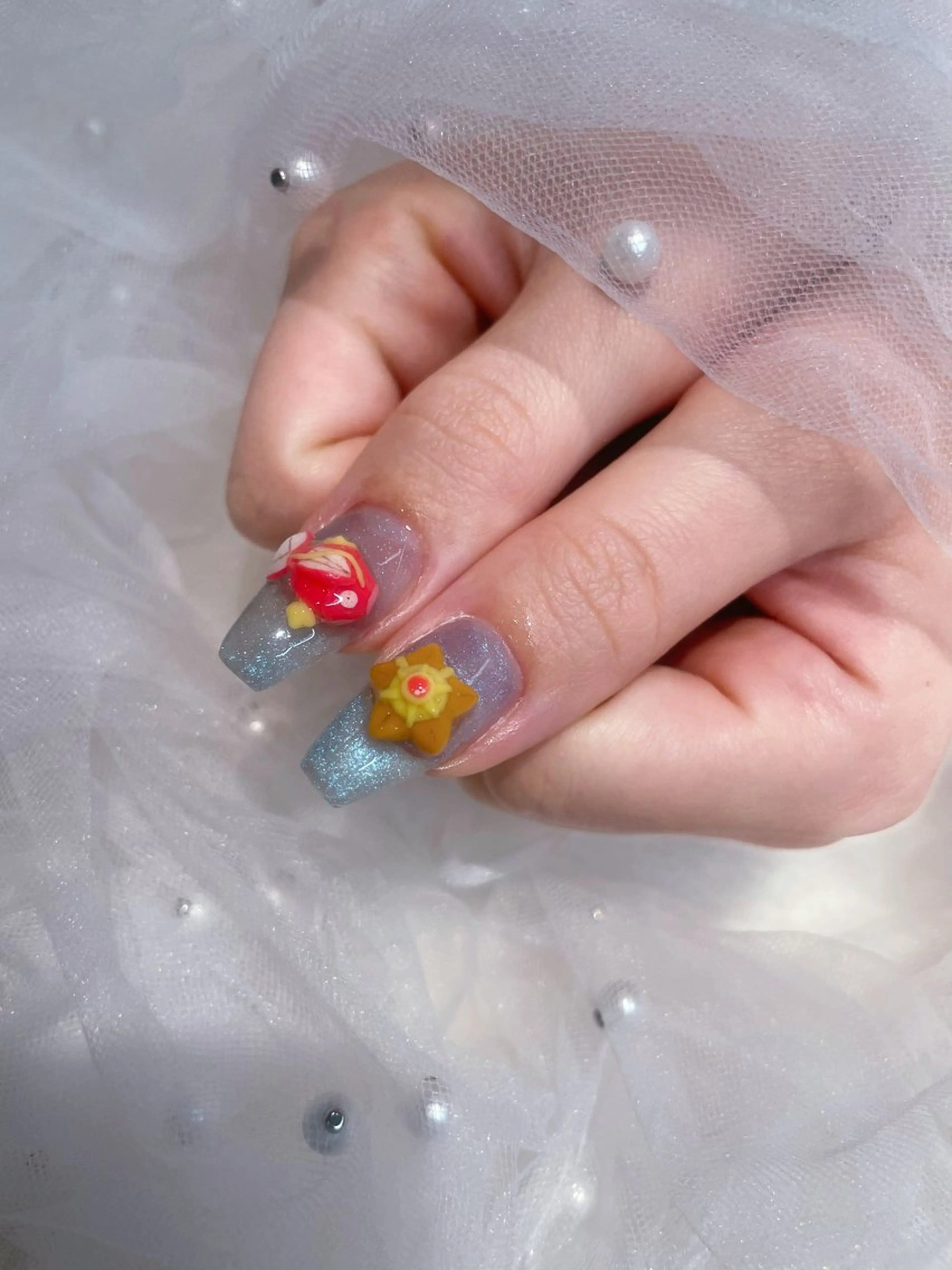 ネイル マグネットネイル I-nail Moeのネイルデザイン