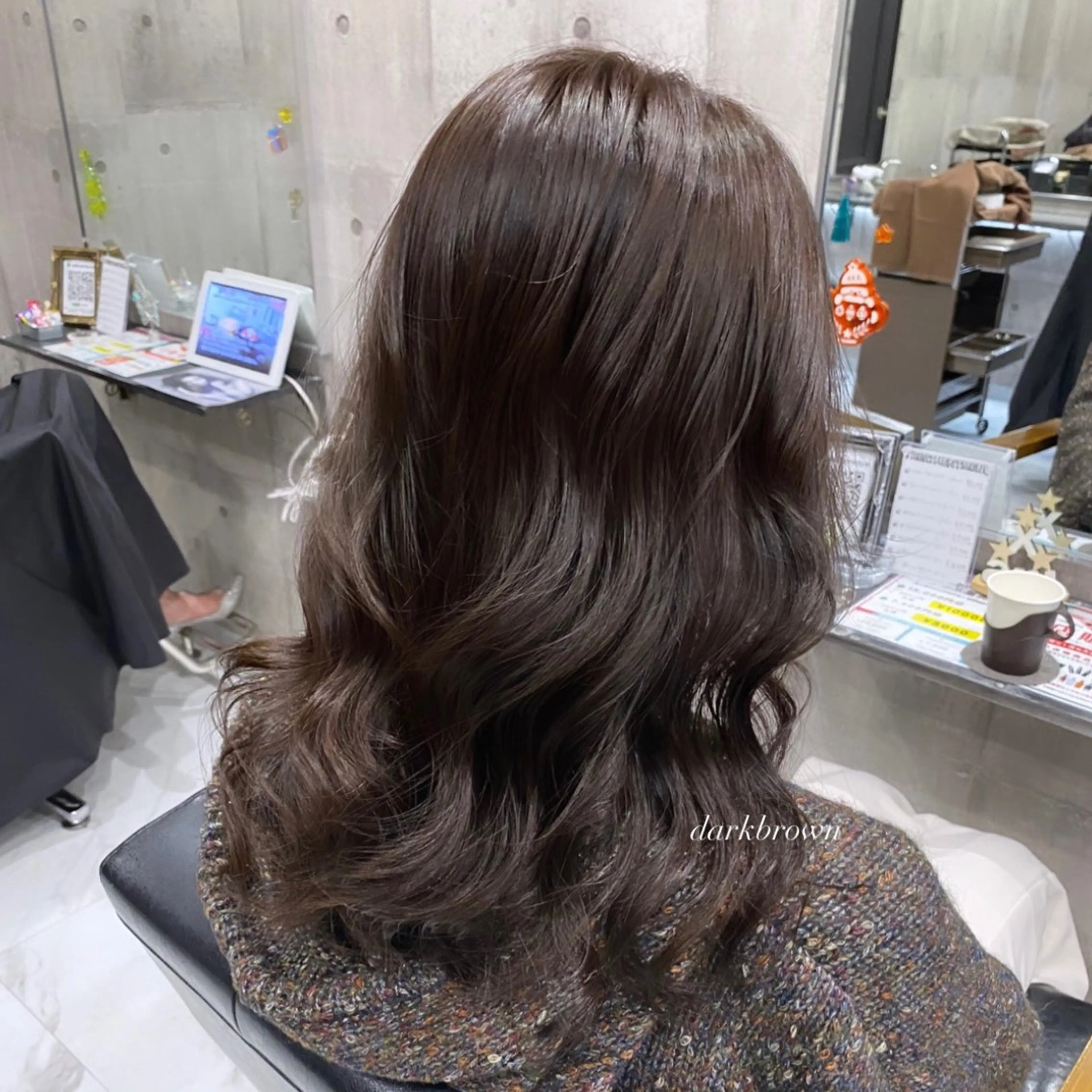 セミロング カラー パーマ ヘアアレンジ メンズ 最新艶髪トレンド￤ ヘア￤miyu🐒♡のヘアスタイル