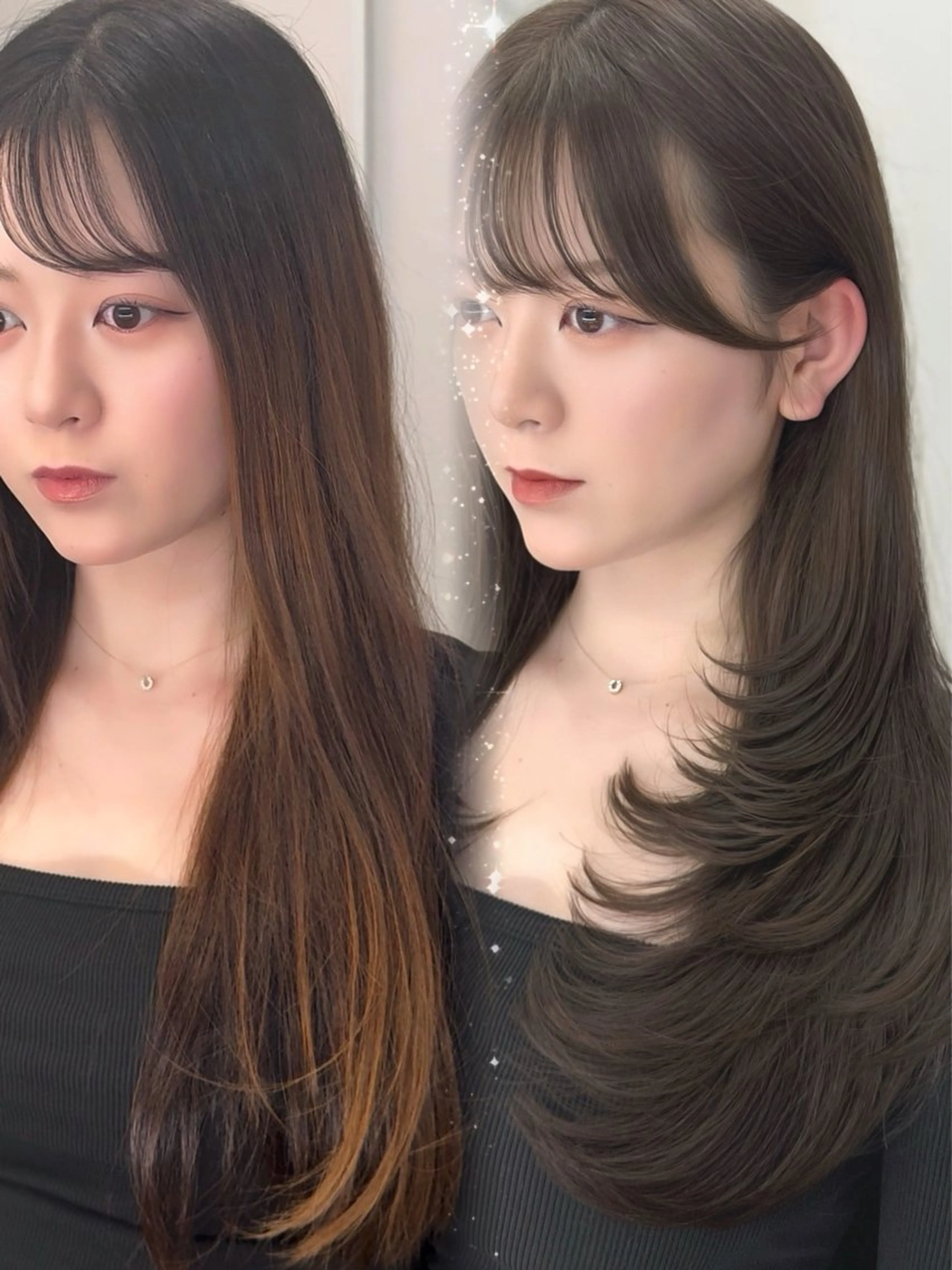 【ミニモ完全限定】前髪、顔周りのみカット+最高級カラー10384の写真