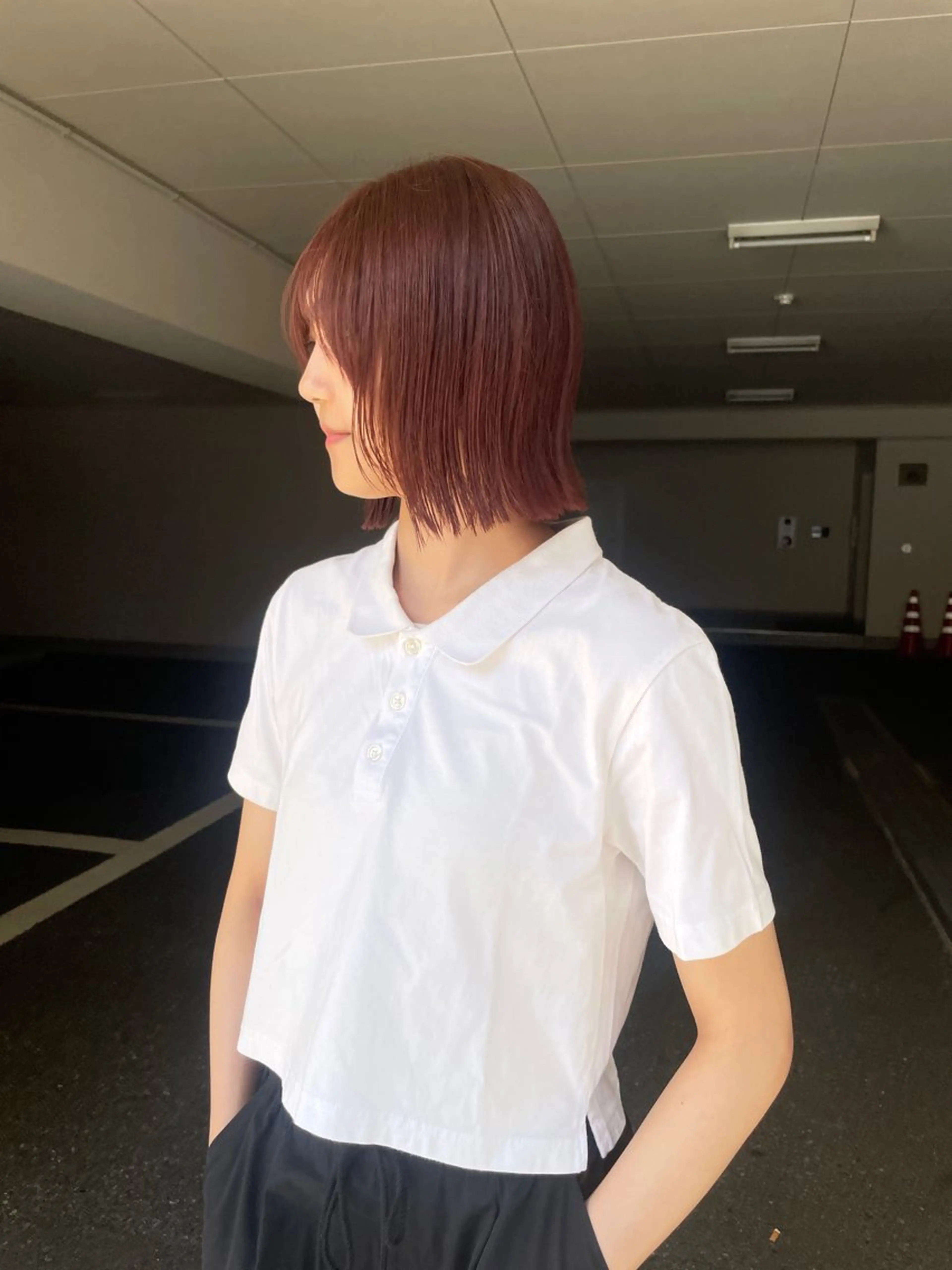 ショート カラー 🙃 透明感カラー/ボブのヘアスタイル