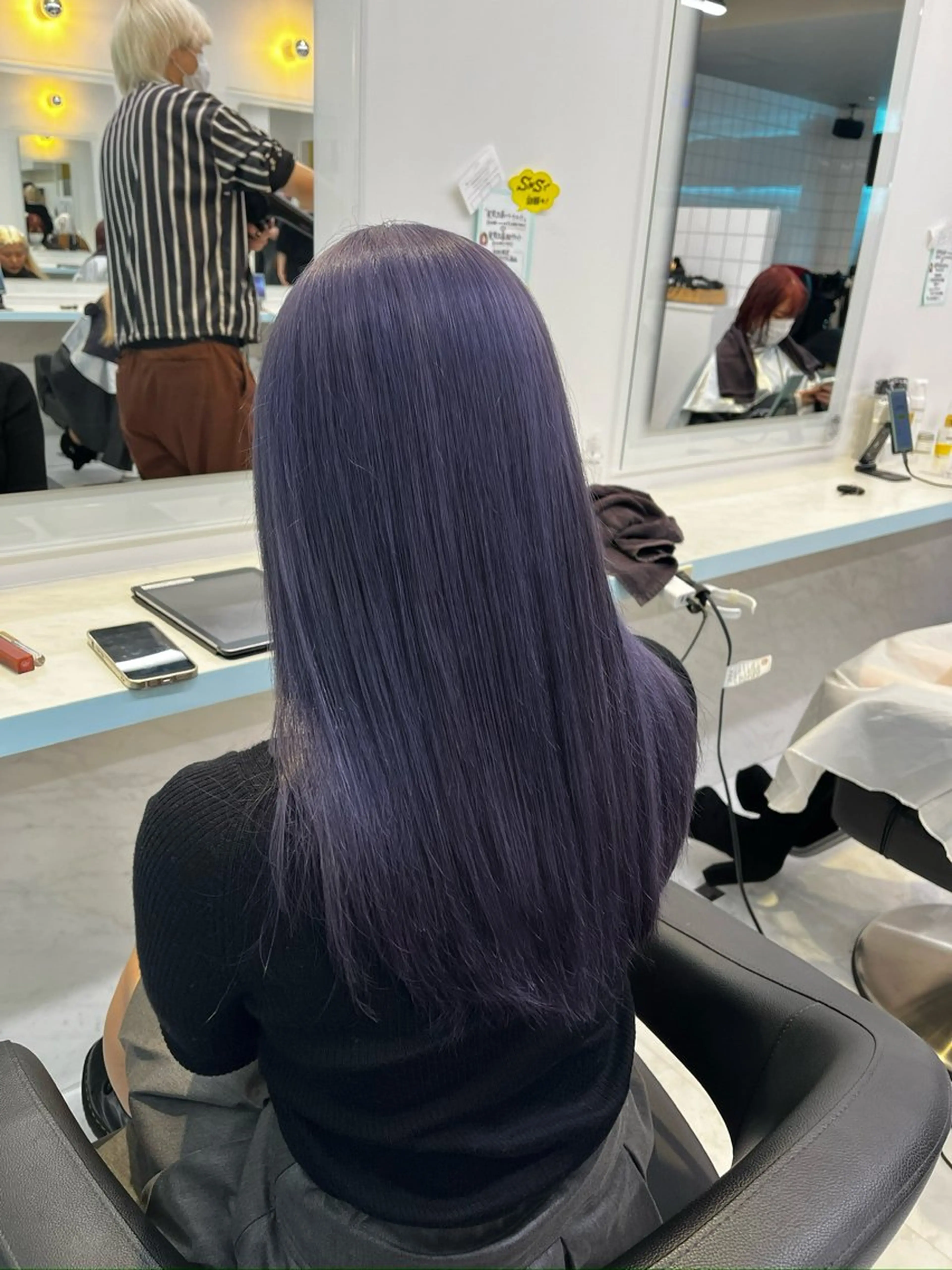 ロング カラー ヘアカラー トリートメント ブリーチカラー 🩵MIZUKIのヘアスタイル