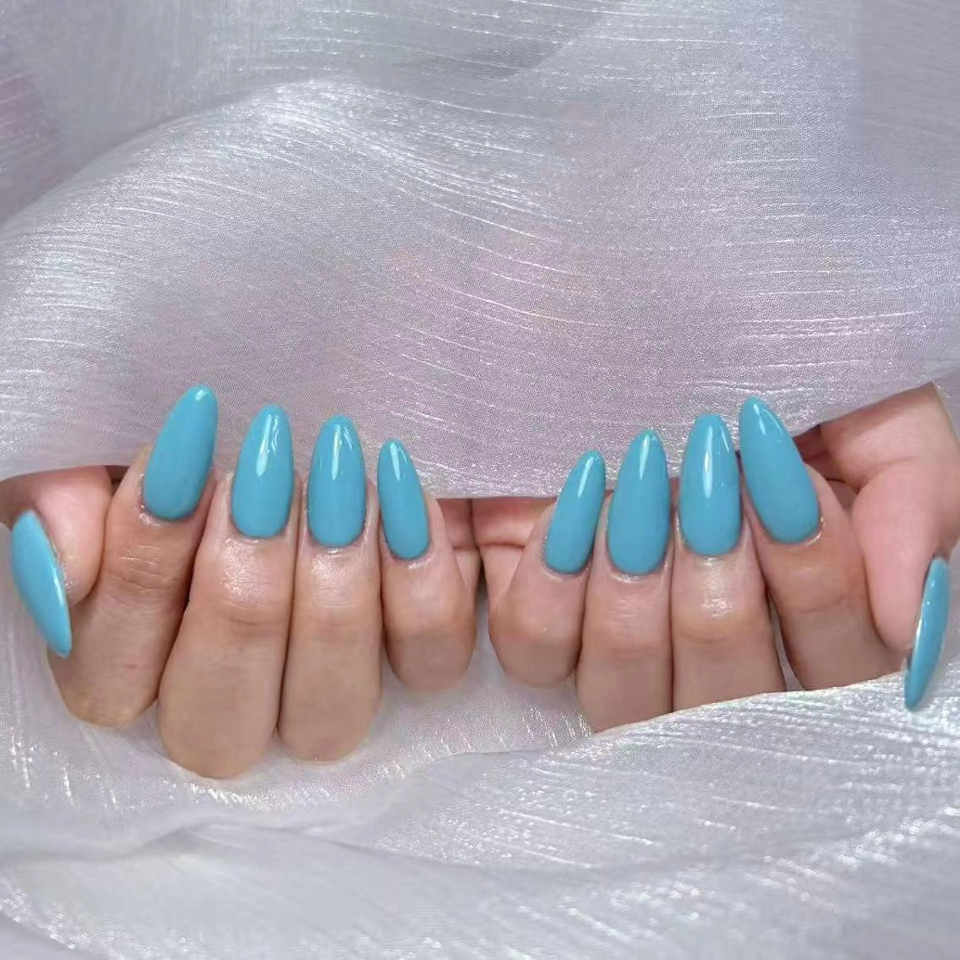 ネイル アートネイル オーロラネイル ガーリー キラキラネイル 韓国ネイル ハンドネイル diamond ♥のネイルデザイン