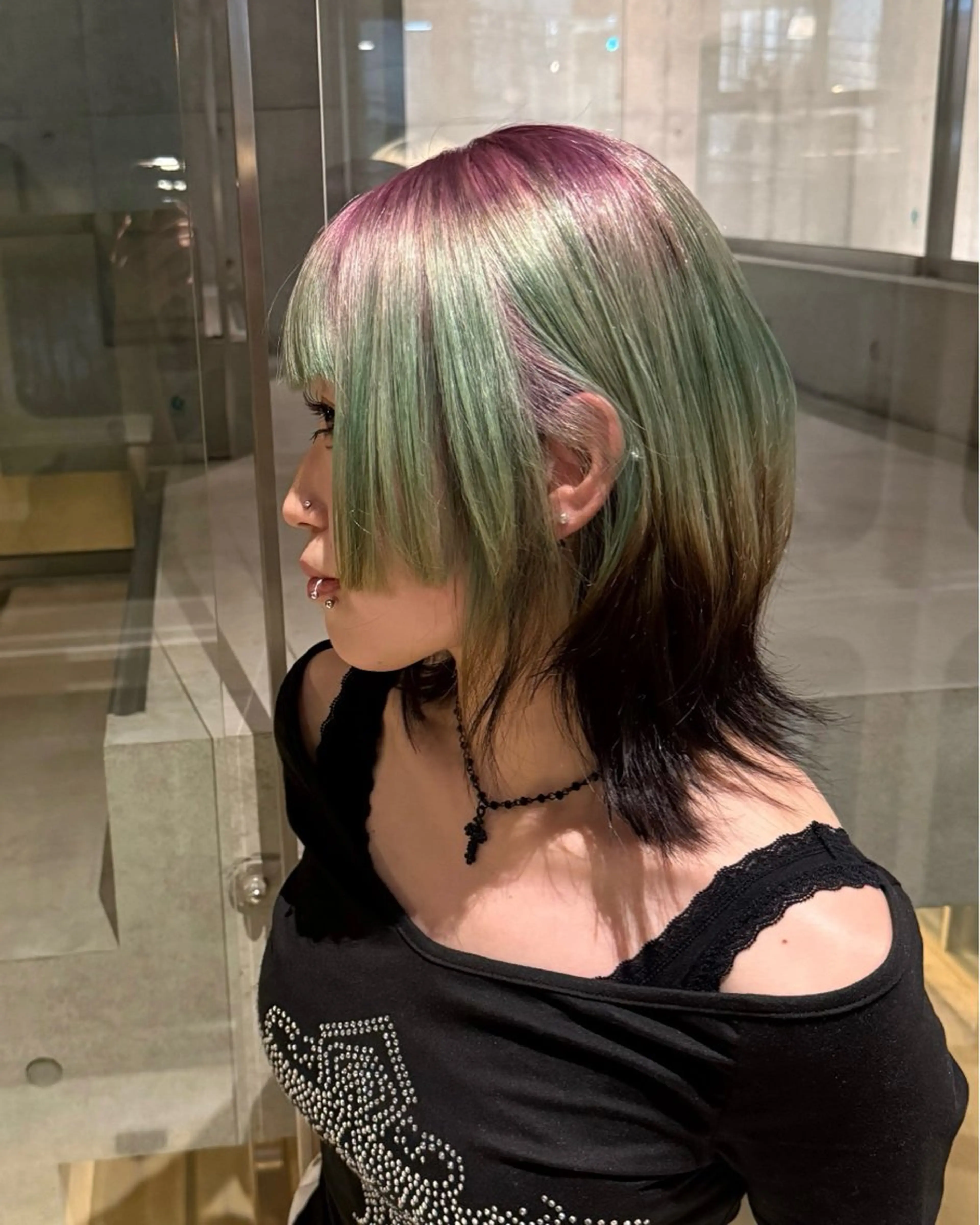 カラー ヘアカラー トリートメント RINA .のヘアスタイル