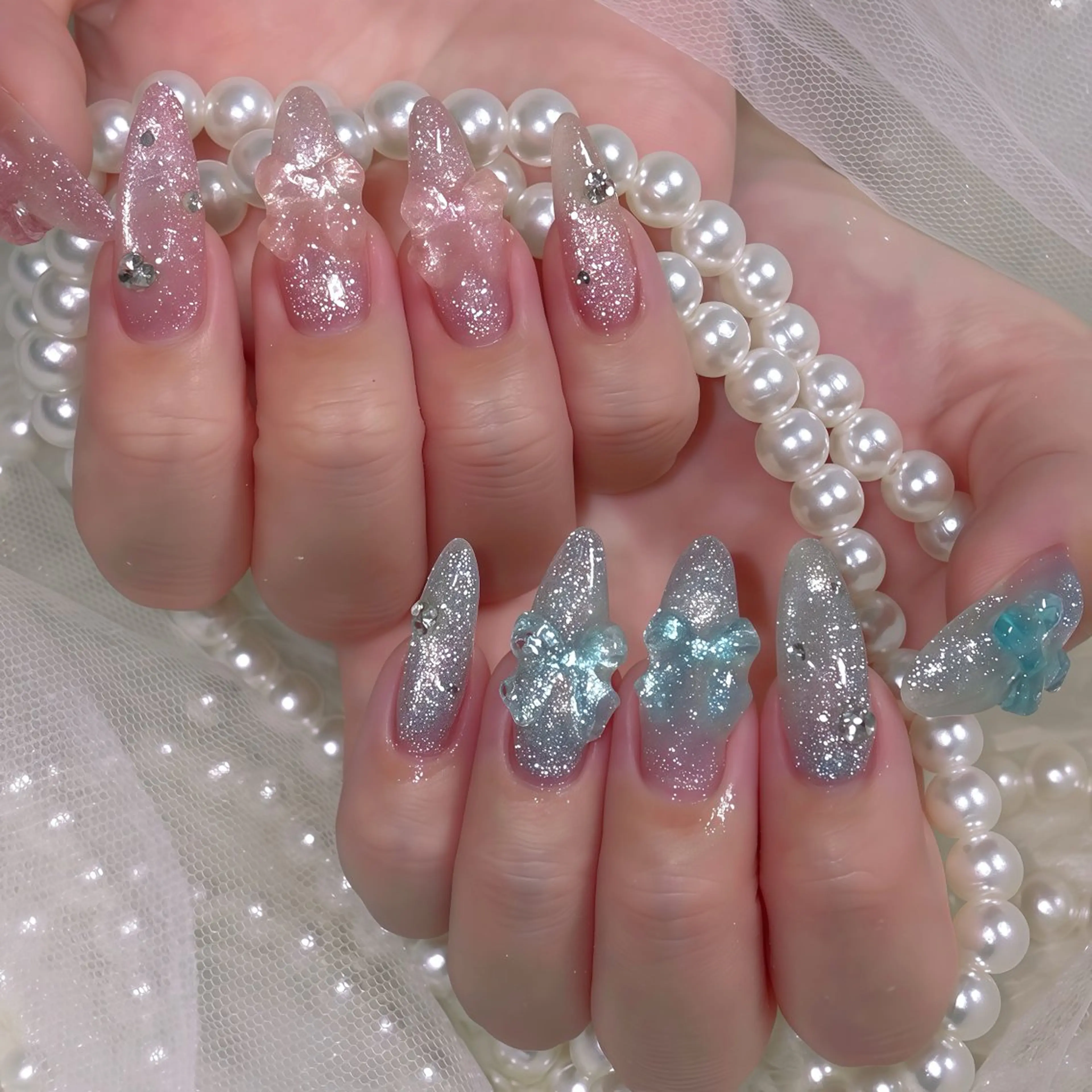 ネイル ロングネイル ち さのネイルデザイン