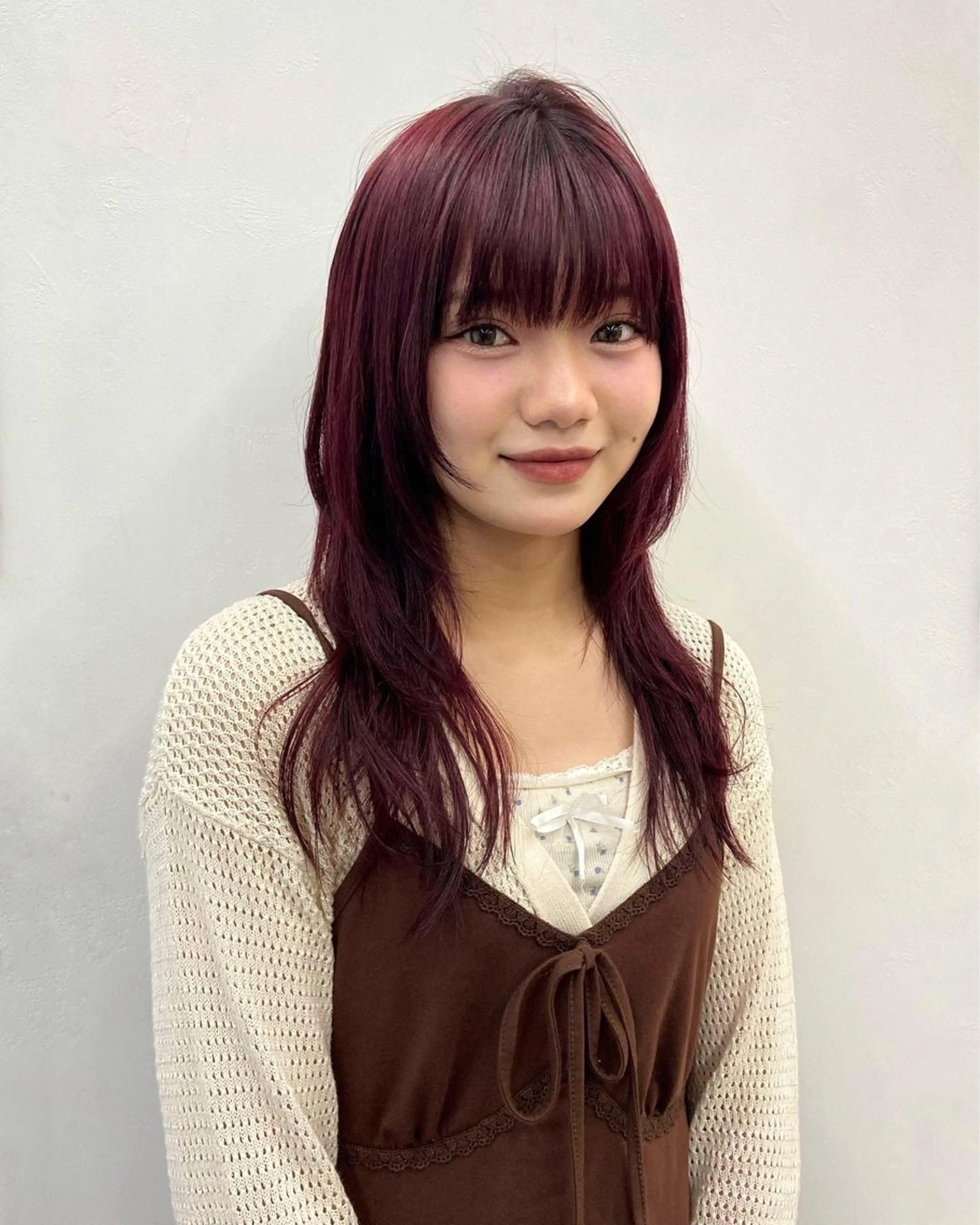 🫧ブリーチなしダブルカラー+トリートメント🫧(深みのあるカラーや、ブラウンベースで透明感を出したい方におすすめです)の写真