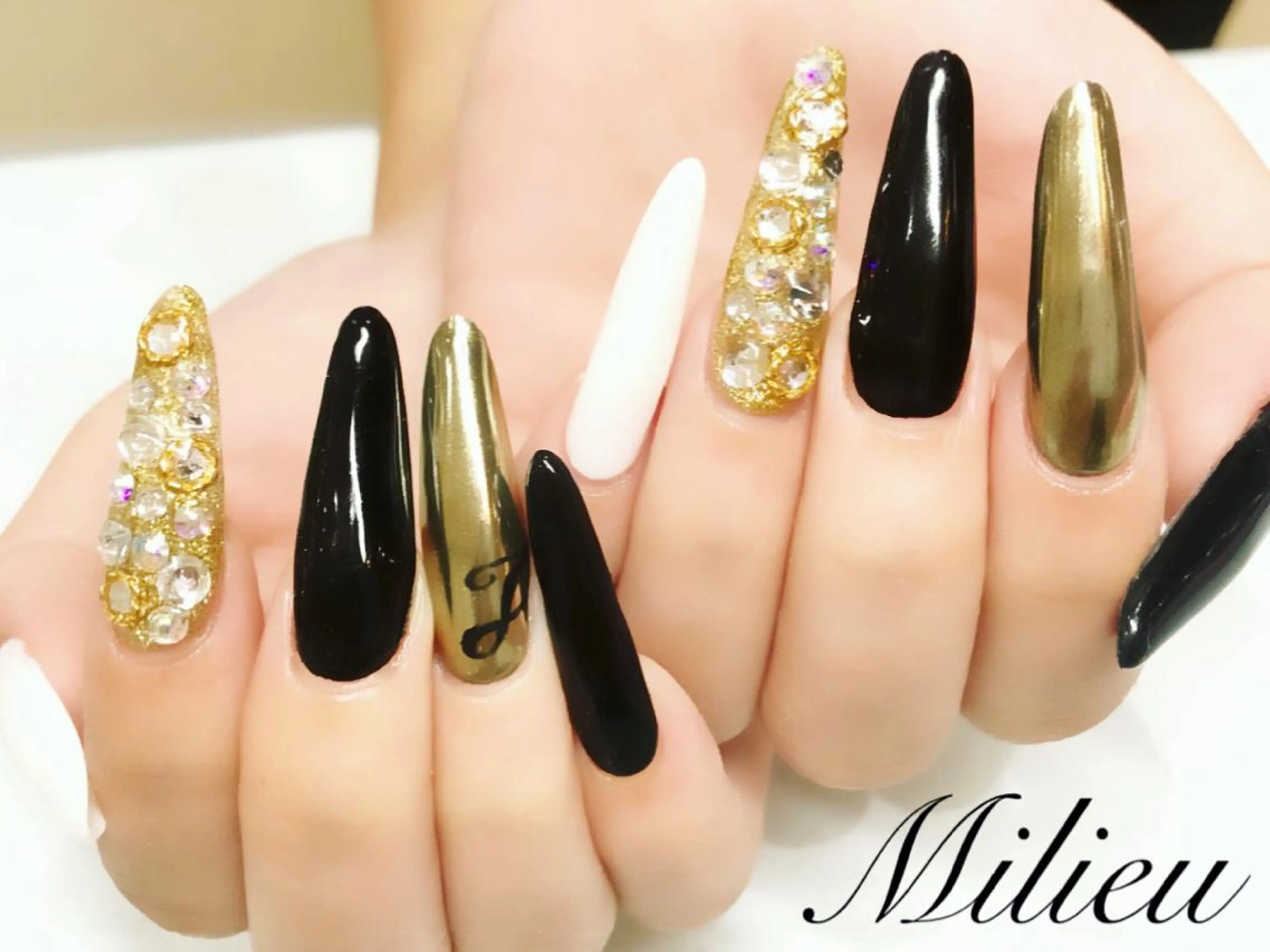 ネイル スカルプネイル 吉澤 圭のネイルデザイン