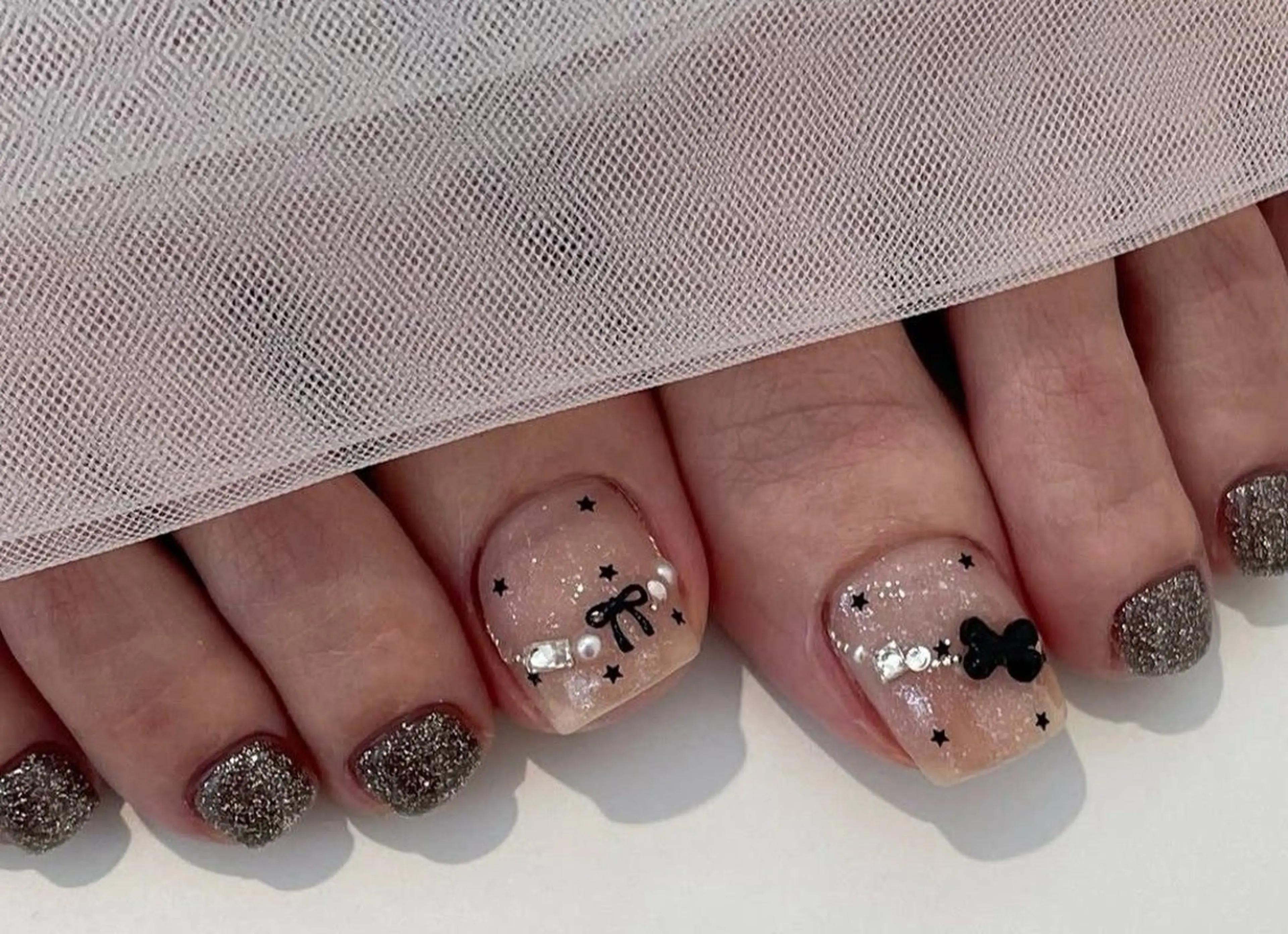 ネイル 韓国ネイル 持ち込み ニュアンスネイル ネイルチップ 冬ネイル RINN ANA.CHUOのネイルデザイン