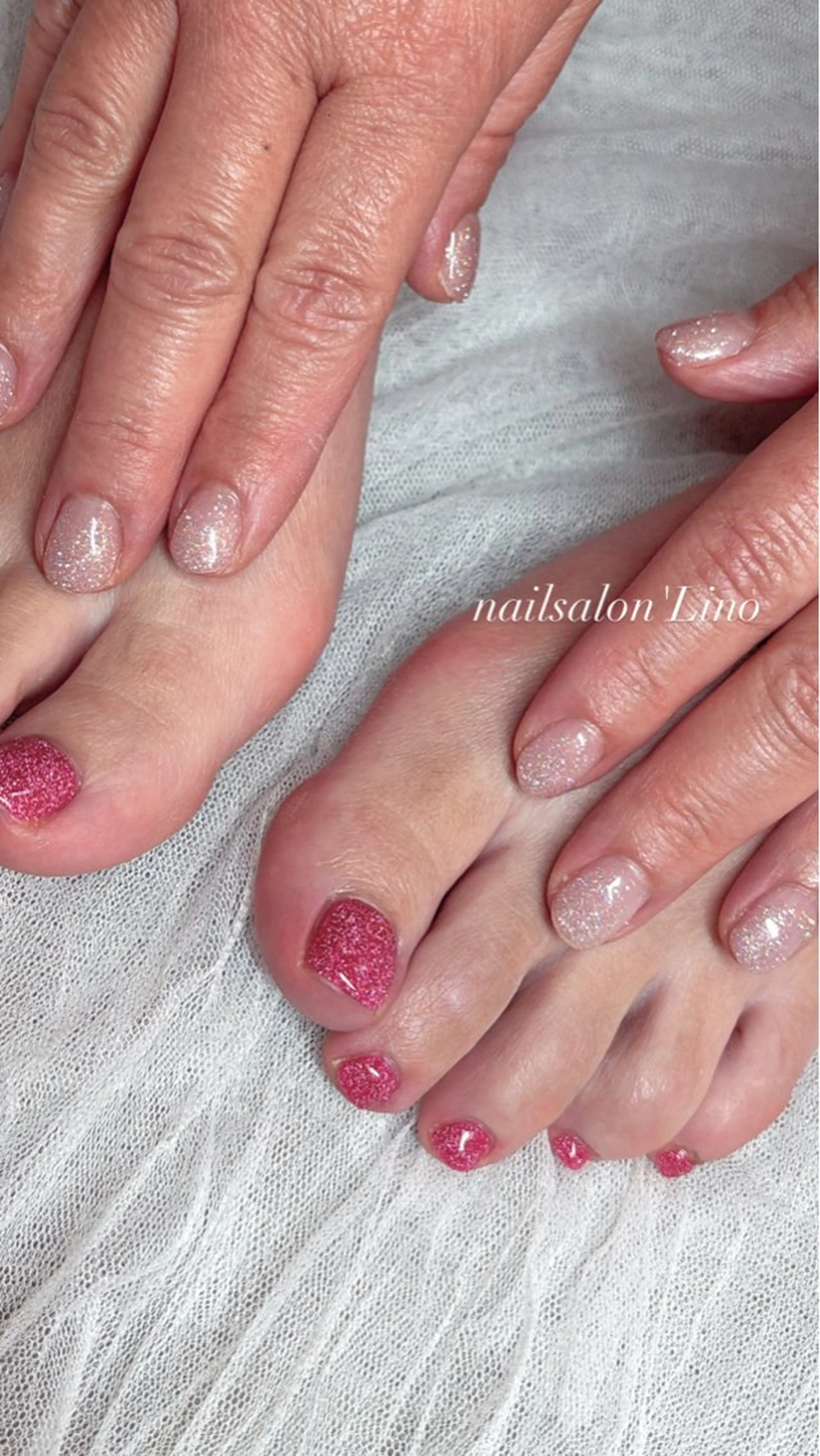 ネイル フラッシュネイル フットネイル ジェルネイル ハンドネイル Lino𓂃⟡.· Chizuruのネイルデザイン