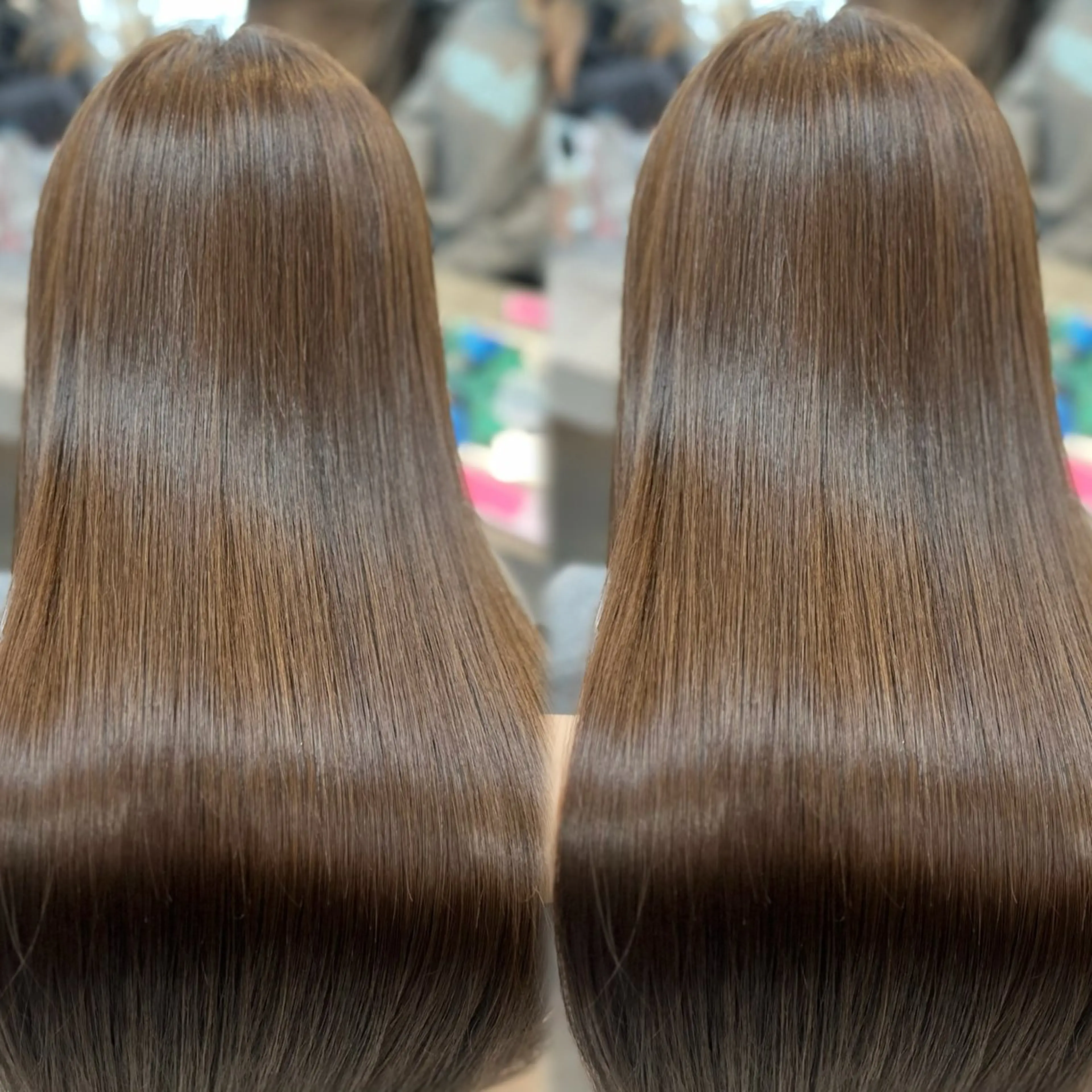 ロング カラー ベージュカラー ブリーチ 透明感カラー ダブルカラー ブリーチなしカラー ヘアカラー mimi☪️ 艶髪髪質改善/メンズのヘアスタイル