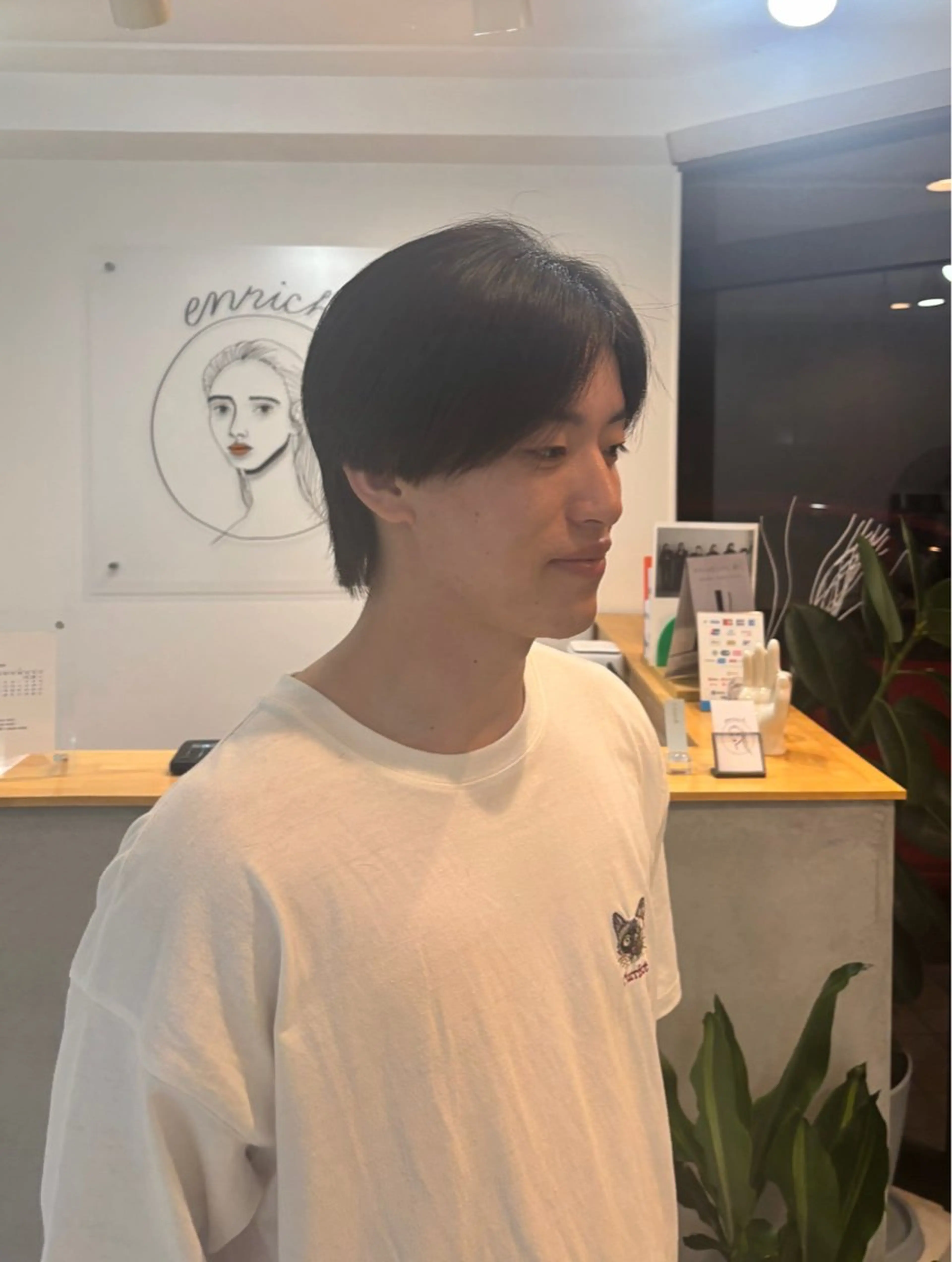 ショート 顔周りカット enrich / キタガワ カノンのヘアスタイル