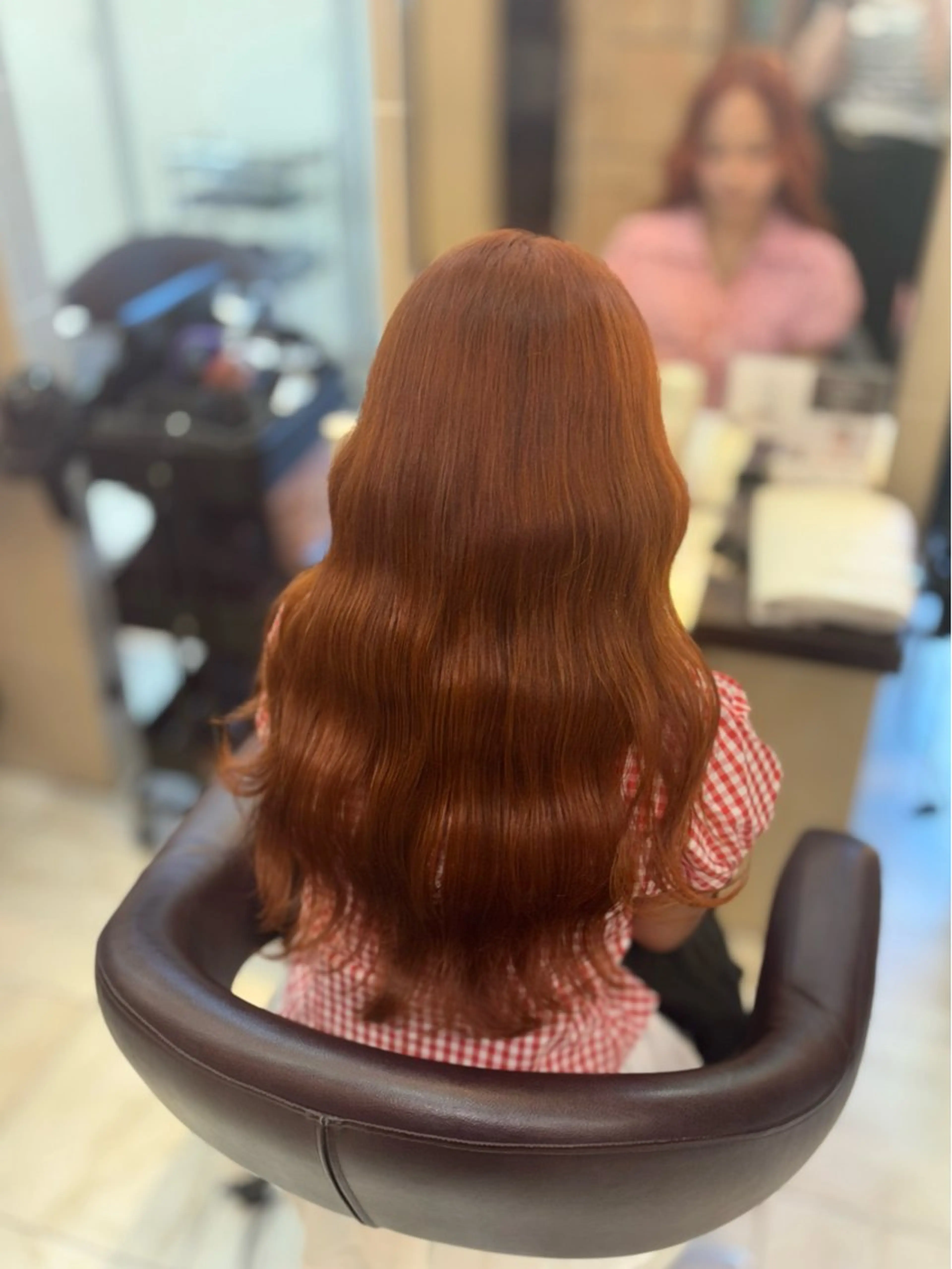 ロング ヘアカラー トリートメント 🎀透明感カラー 🐈ナズナのヘアスタイル