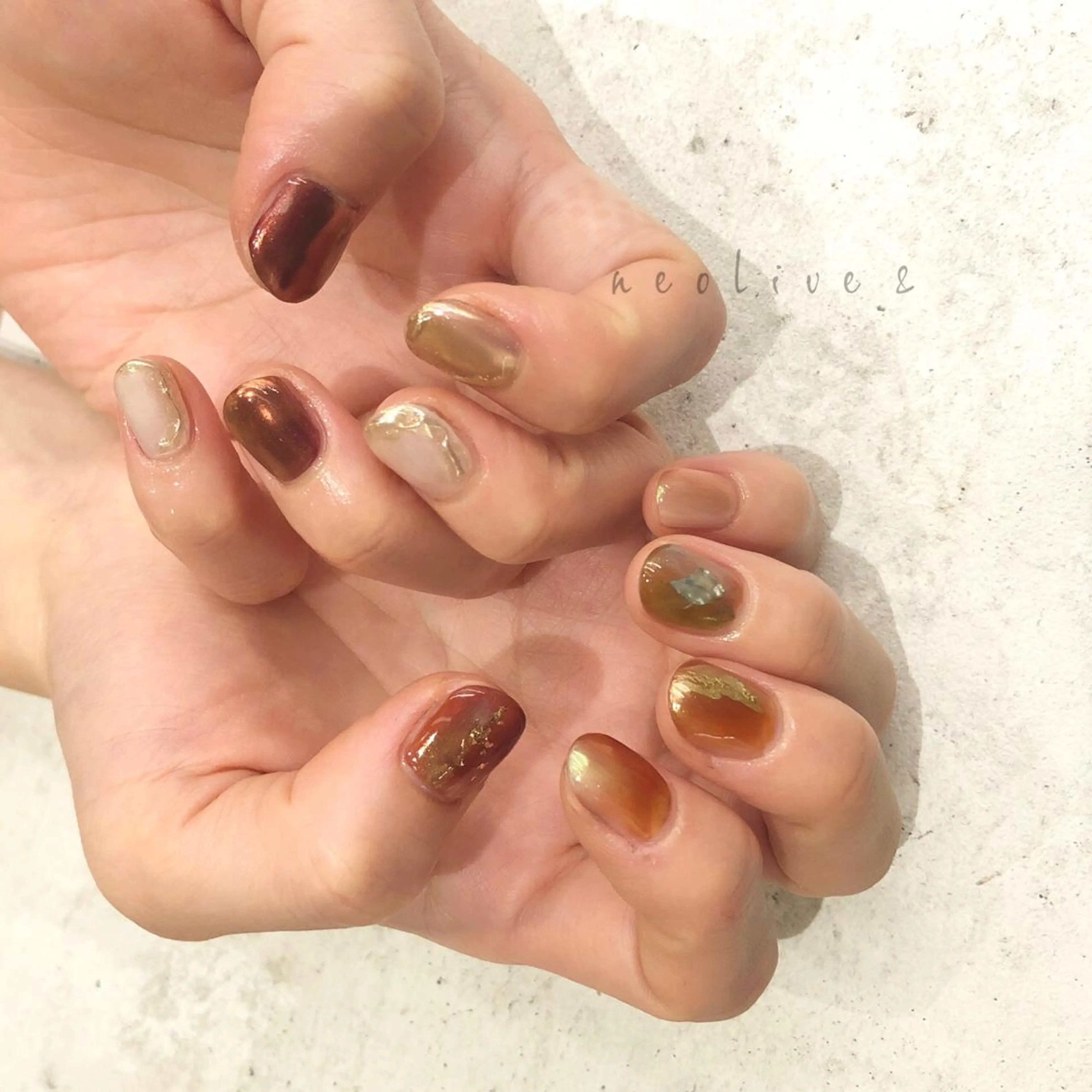 ネイル ハンドネイル Yuriko Omi パラジェル/渋谷のネイルデザイン