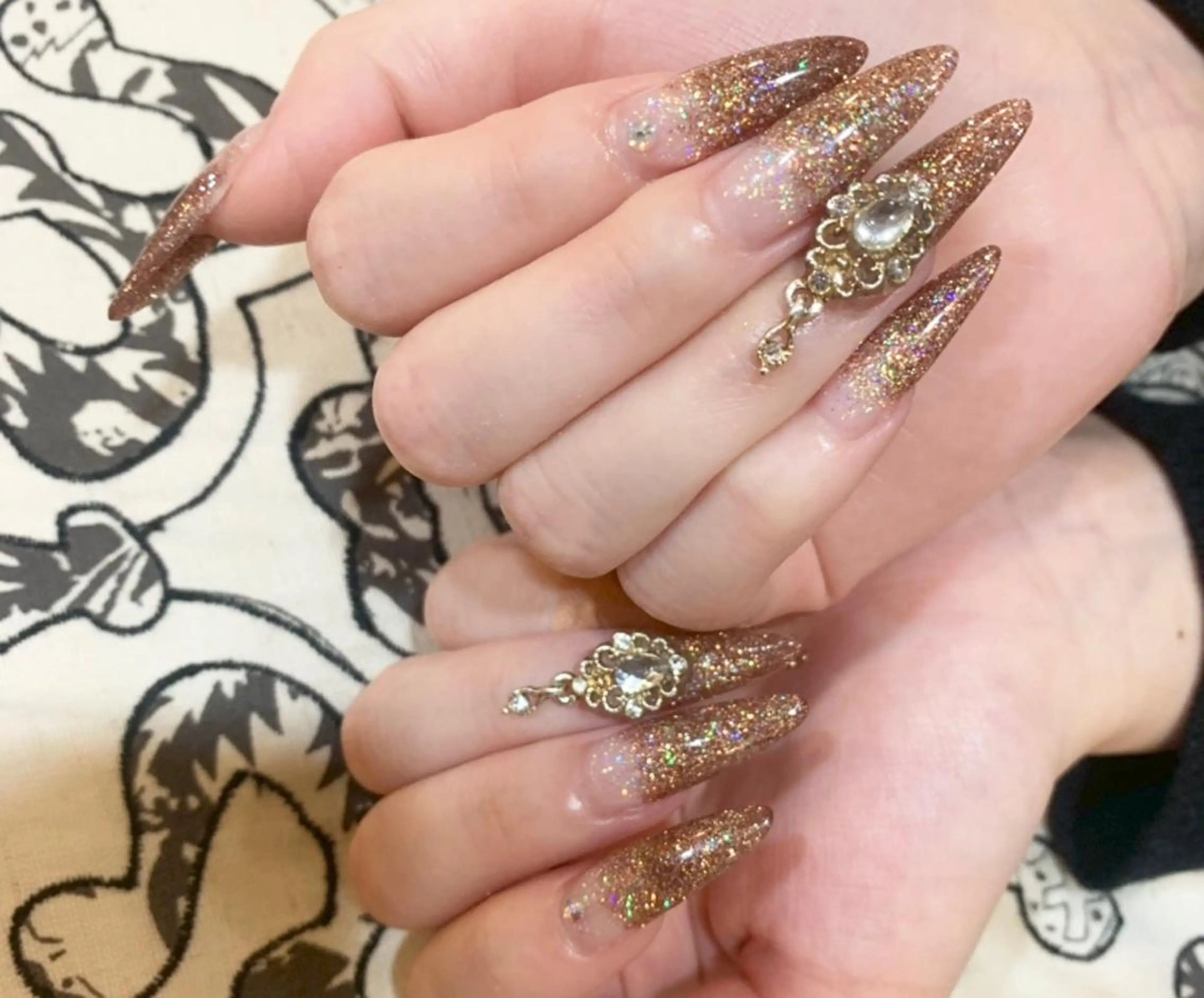 ネイル ロングネイル *･*MIMnail *･゜ﾟ･*:･*のネイルデザイン