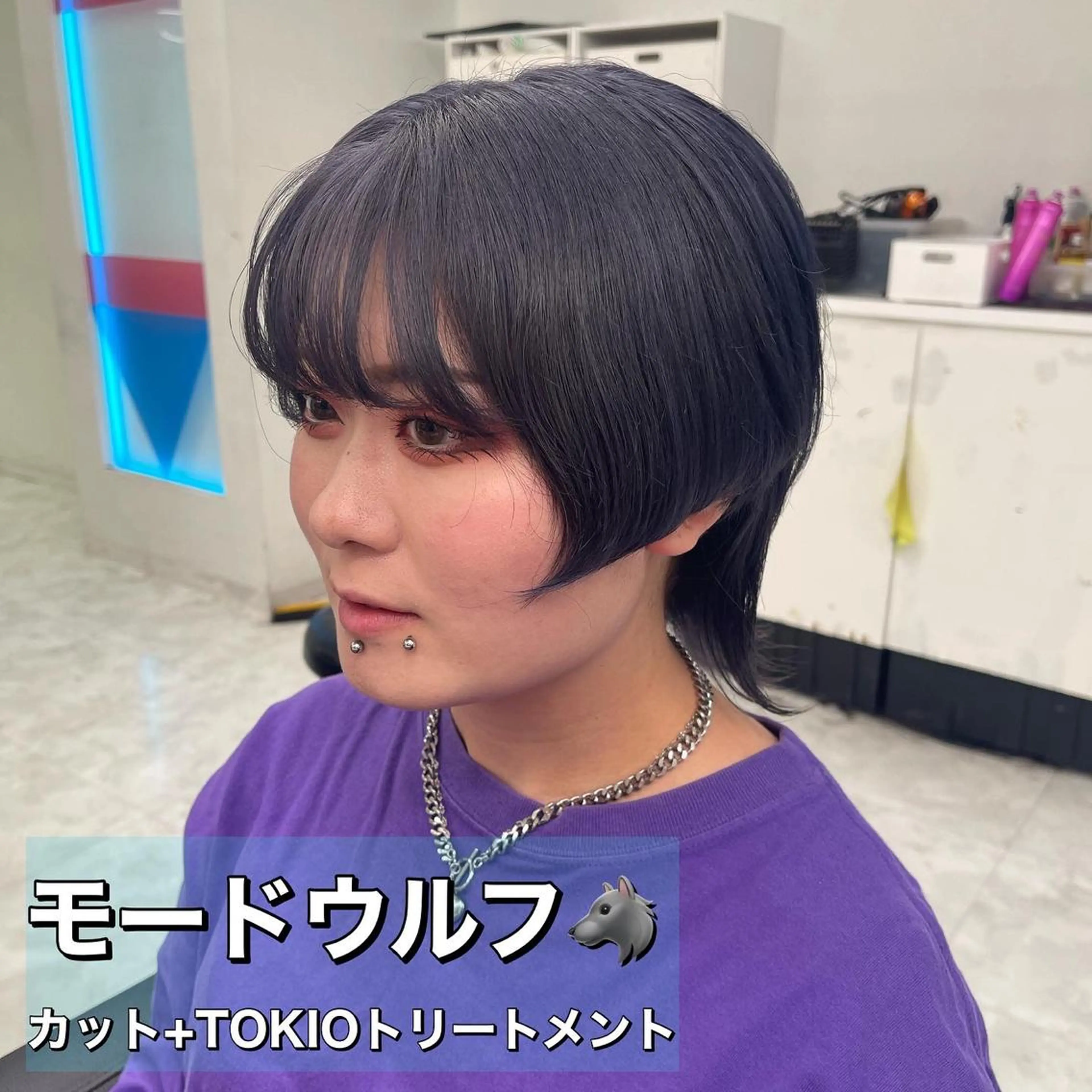 ショート カラー silly所属・レイヤーカットモデル 募集中　ukaのヘアスタイル