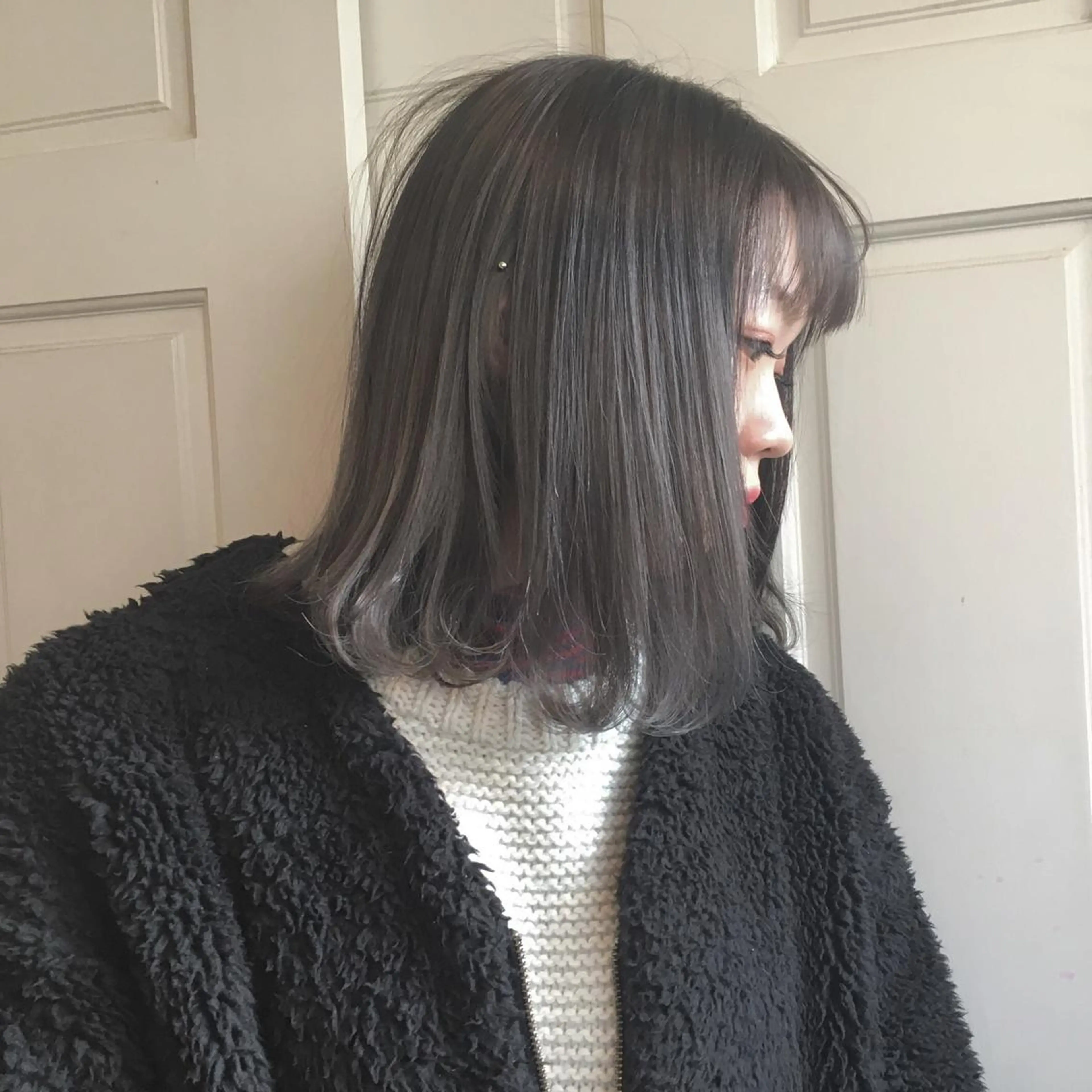 ミディアム カット ヘアカラー トリートメント 🌸ハイトーン 新田　廉 🌸のヘアスタイル