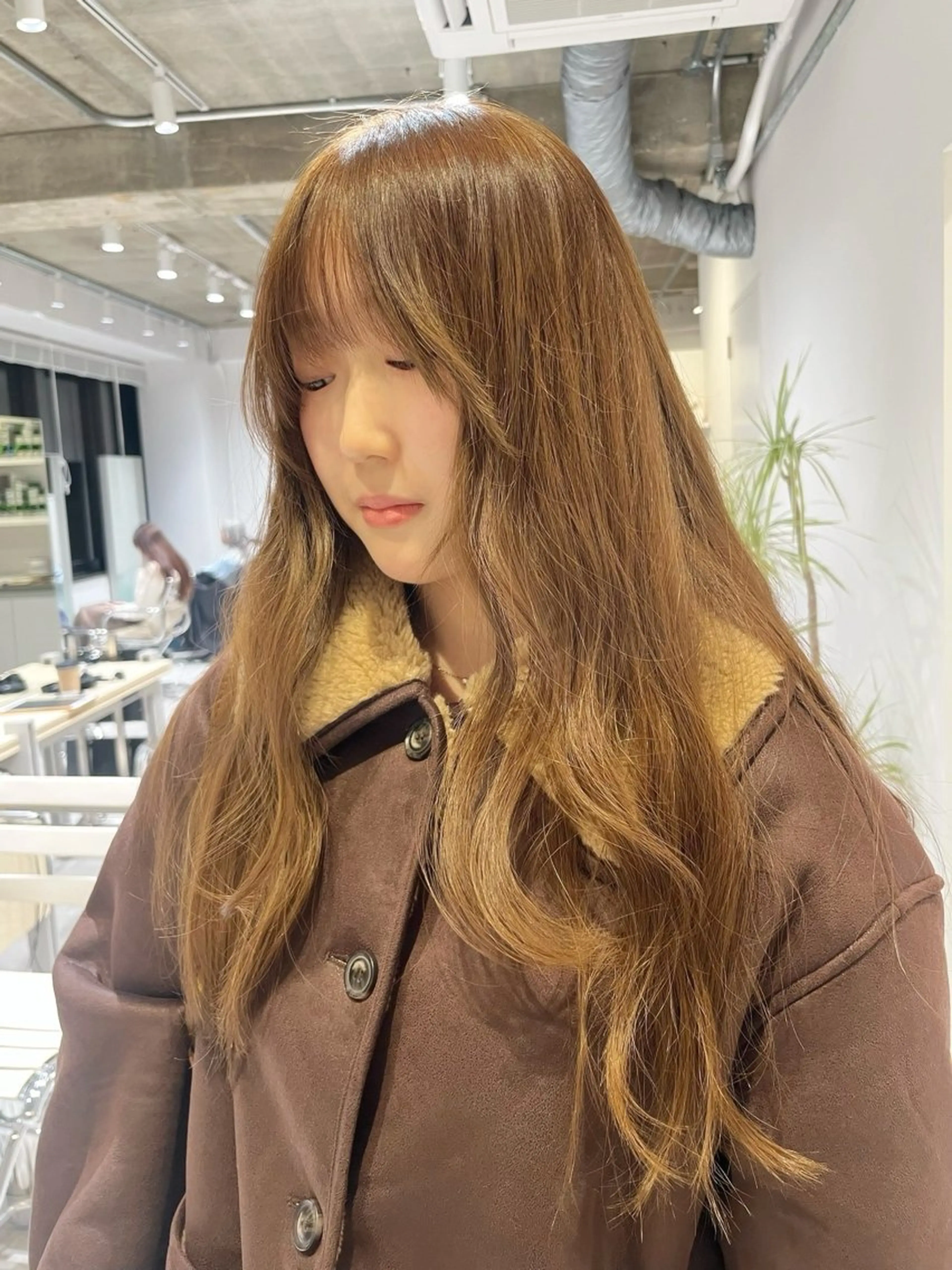 ロング カラー カット ヘアカラー 似合わせレイヤー🍏 ★パーマ/ののかのヘアスタイル