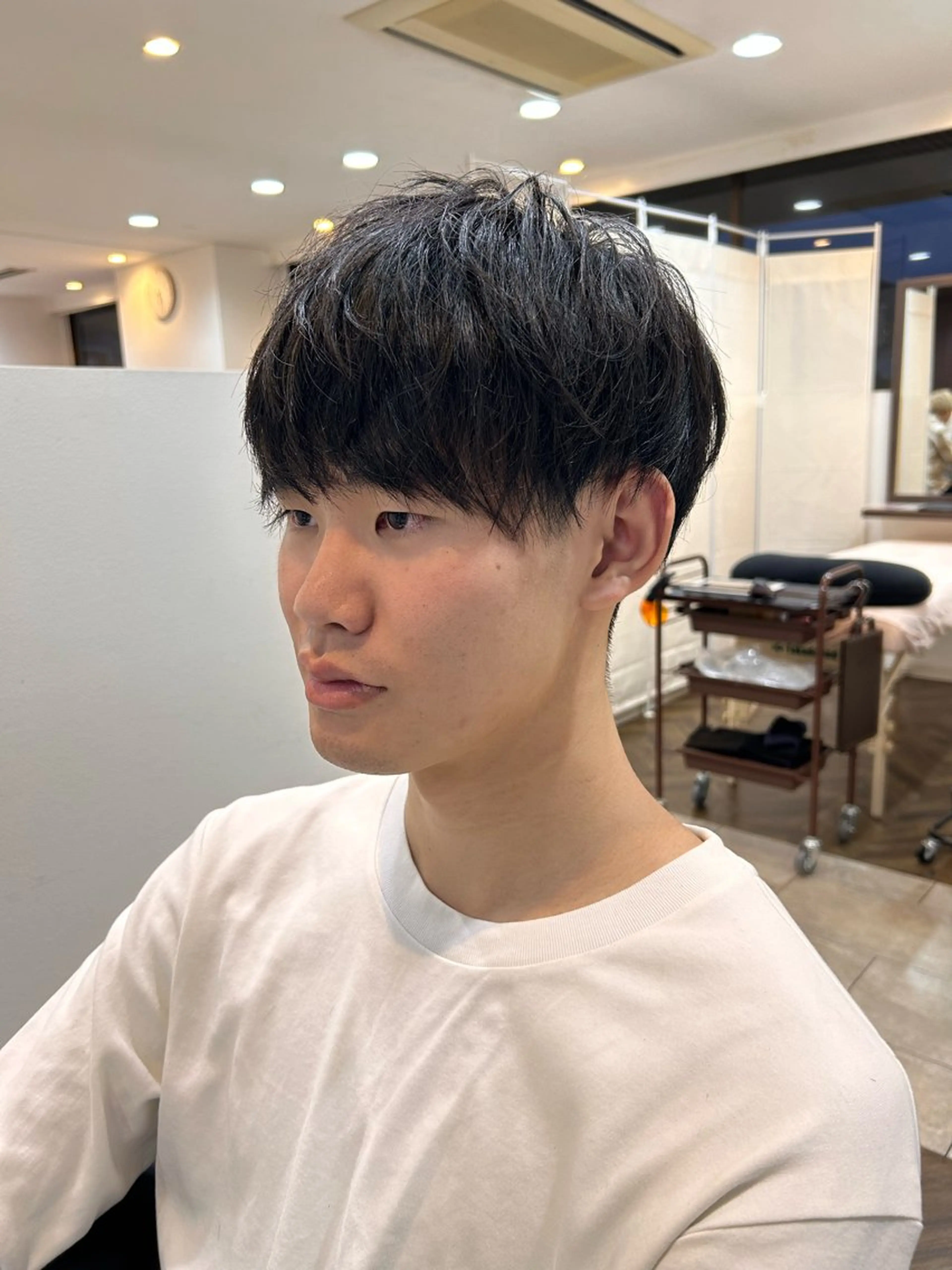 メンズ マッシュ Grandoll  Luxe所属・ボブ/ショート/小倉 ✂中尾吏穏のヘアスタイル