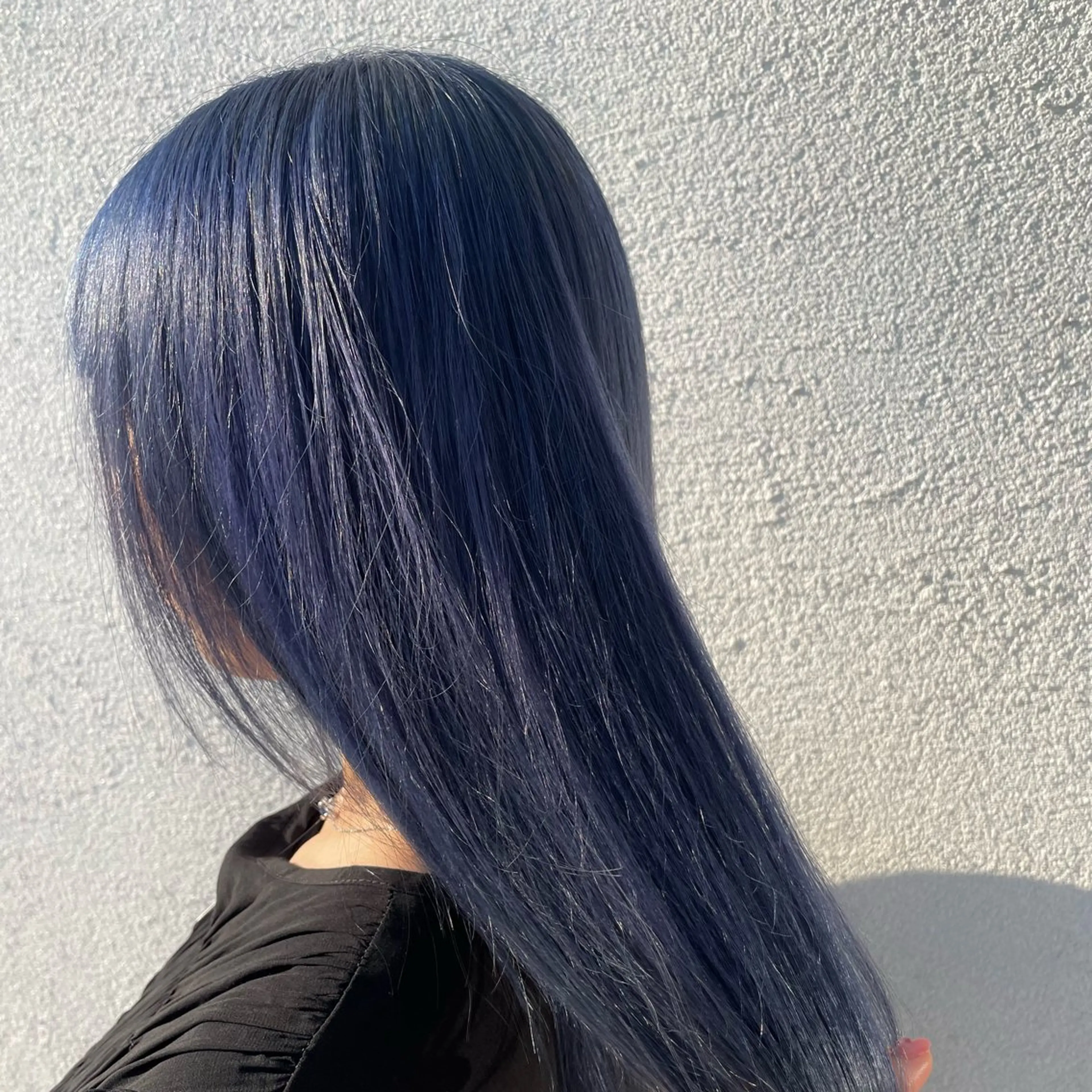 カラー ブルーカラー picasso yume/ボブカットのヘアスタイル