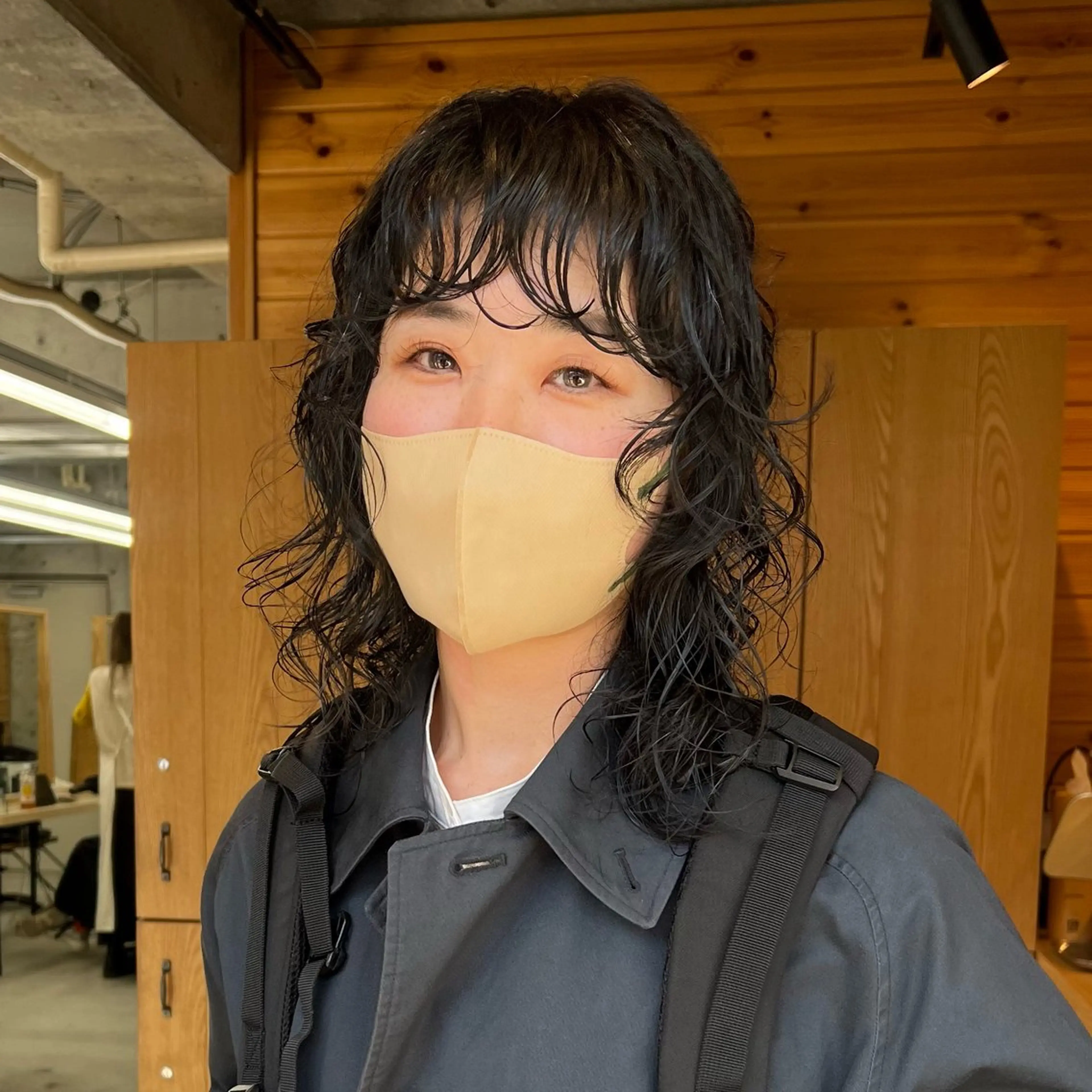 ミディアム ミディアムパーマ 似合わせカット/ パーマ/ kinoのヘアスタイル