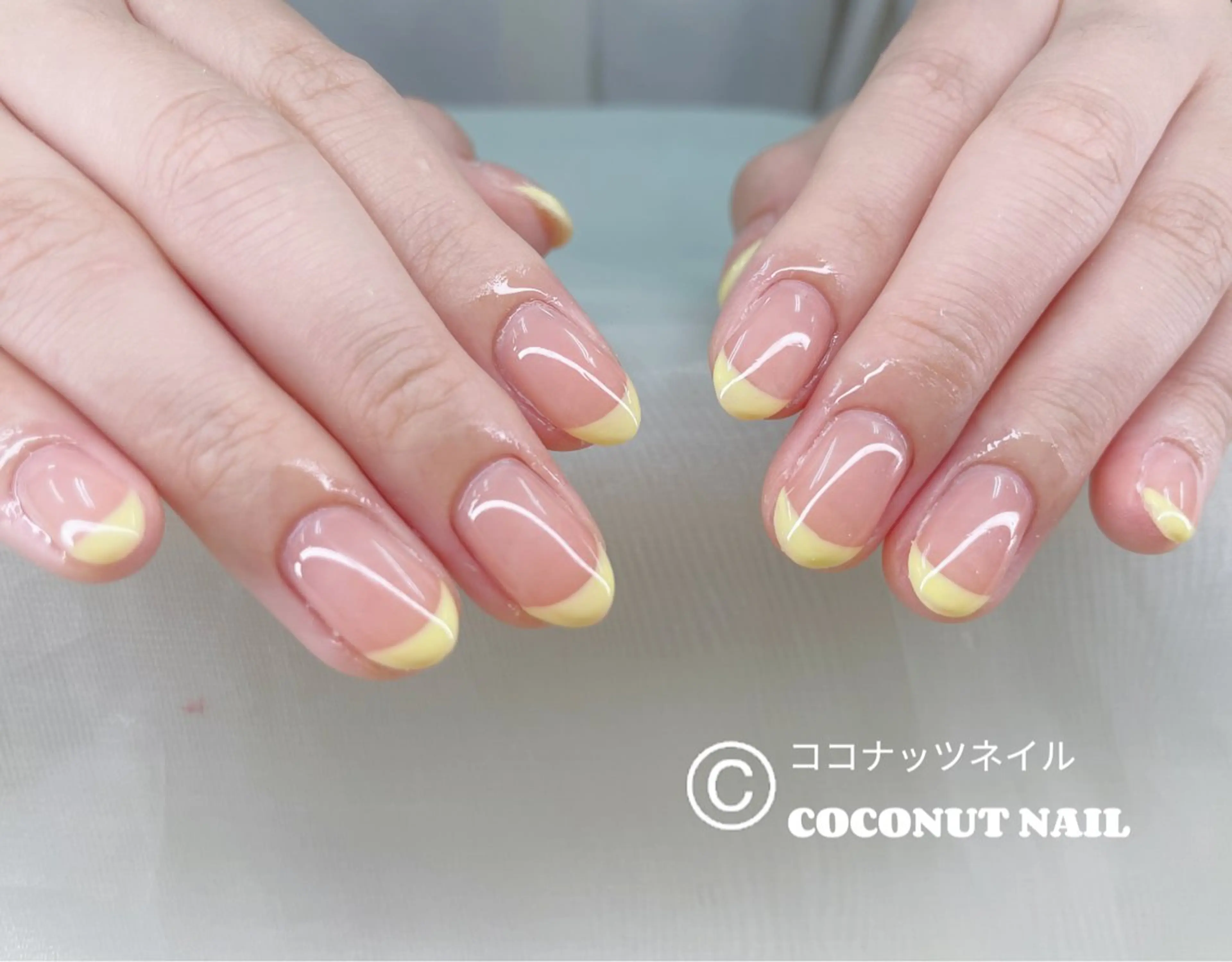 ネイル べっ甲ネイル フレンチネイル キラキラネイル マグネットネイル 大理石ネイル(マーブル) ハンドネイル 神田 ココナッツのネイルデザイン