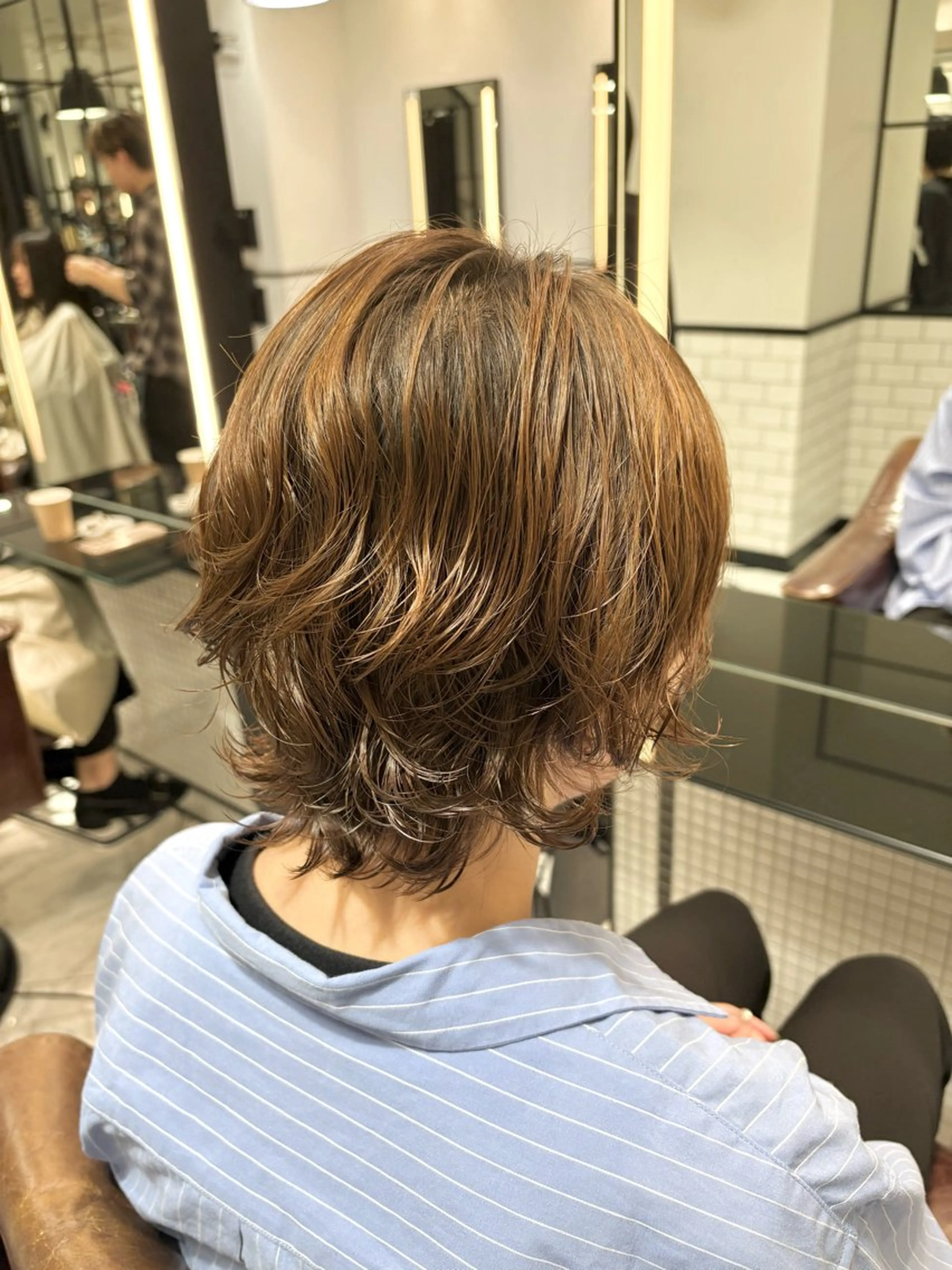 ショート パーマ MINX 野村実莉 カット/パーマのヘアスタイル