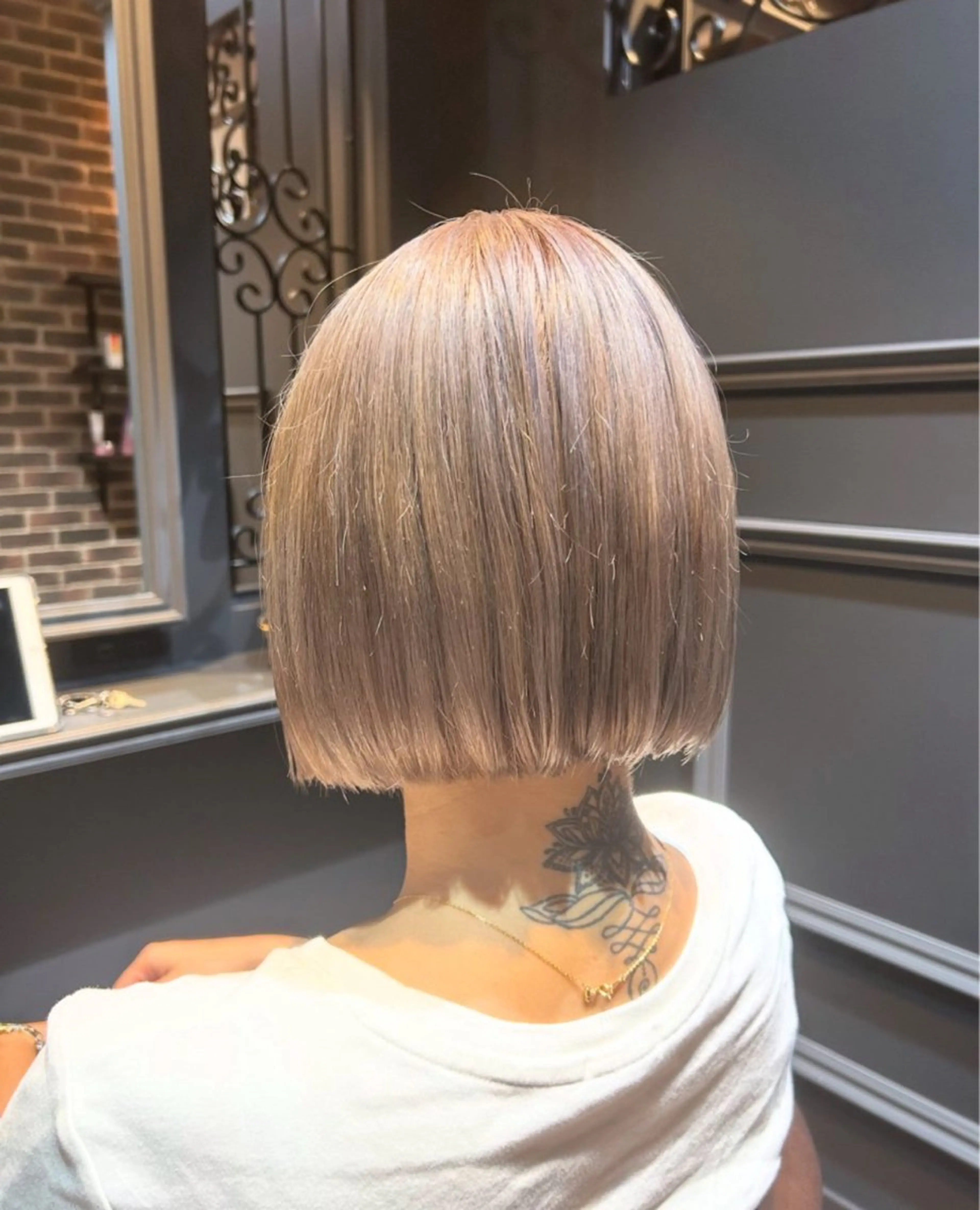 セミロング カラー ヘアアレンジ ヘアカラー トリートメント 🌿Rina 🌼当日予約OK🌼のヘアスタイル