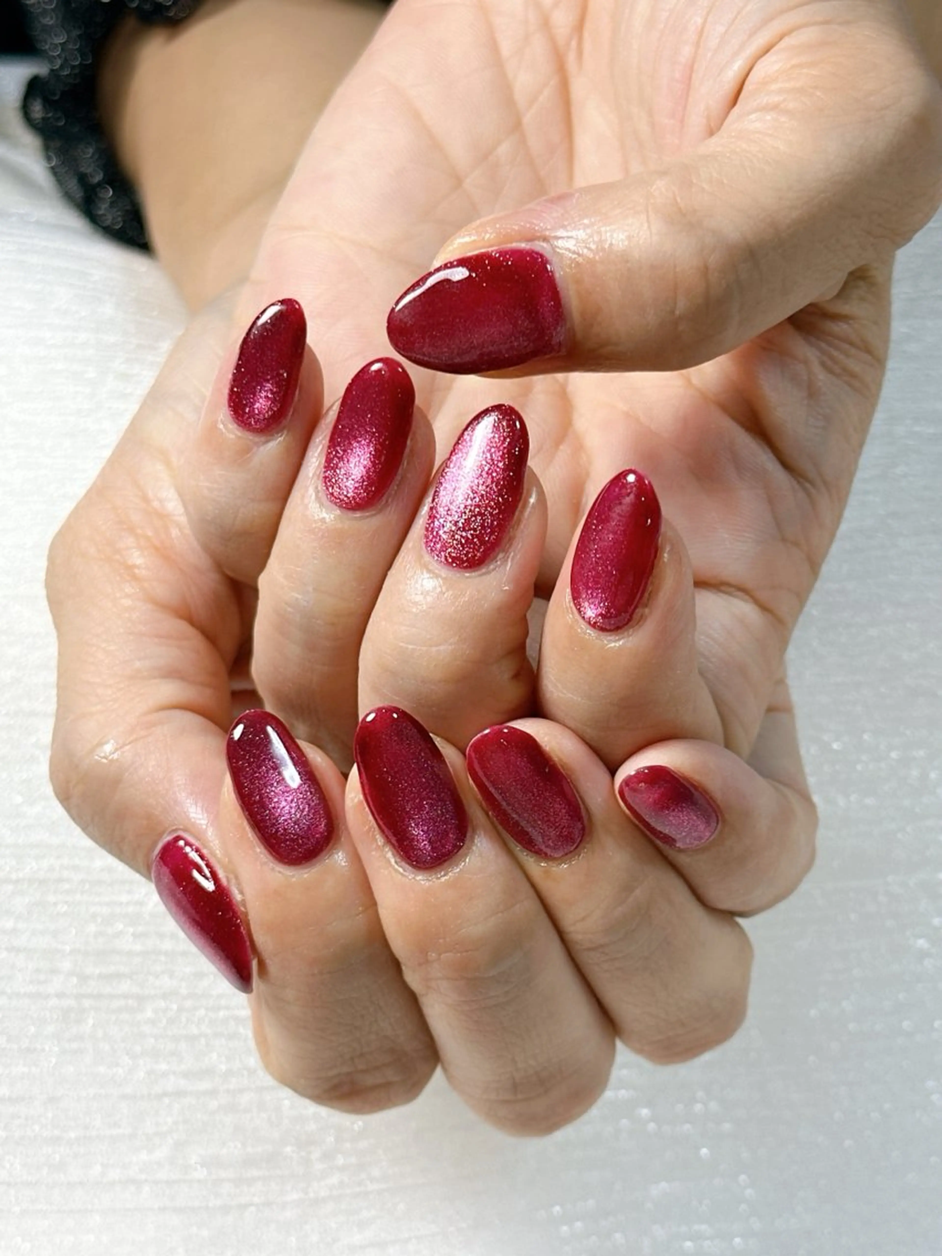 ネイル オーロラネイル フットネイル フレンチネイル ジェルネイル ハート ハンドネイル kiki nail たまプラーザのネイルデザイン