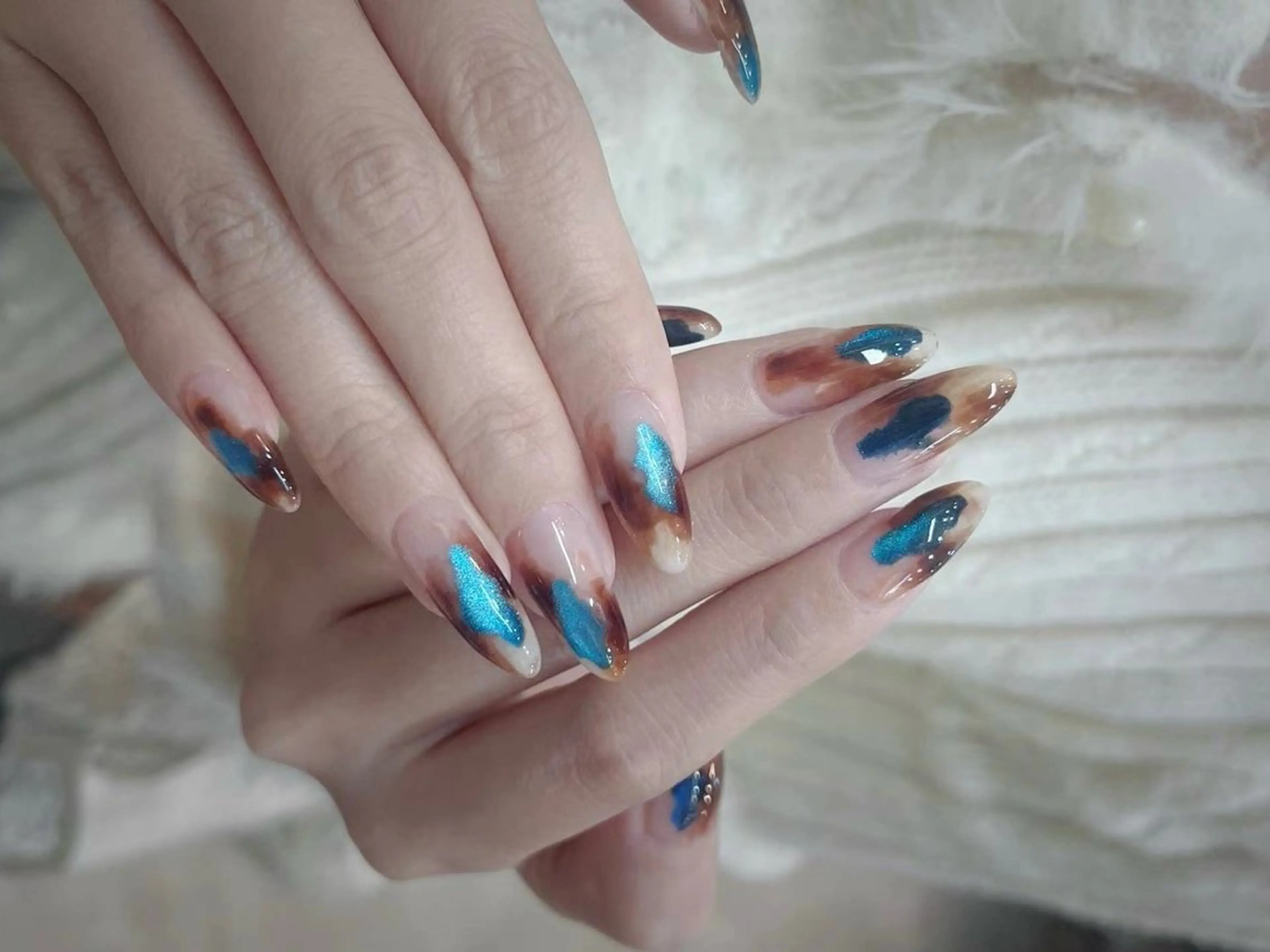 ネイル アートネイル フラワーネイル フットネイル ジェルネイル マグネットネイル Babarla Nailのネイルデザイン