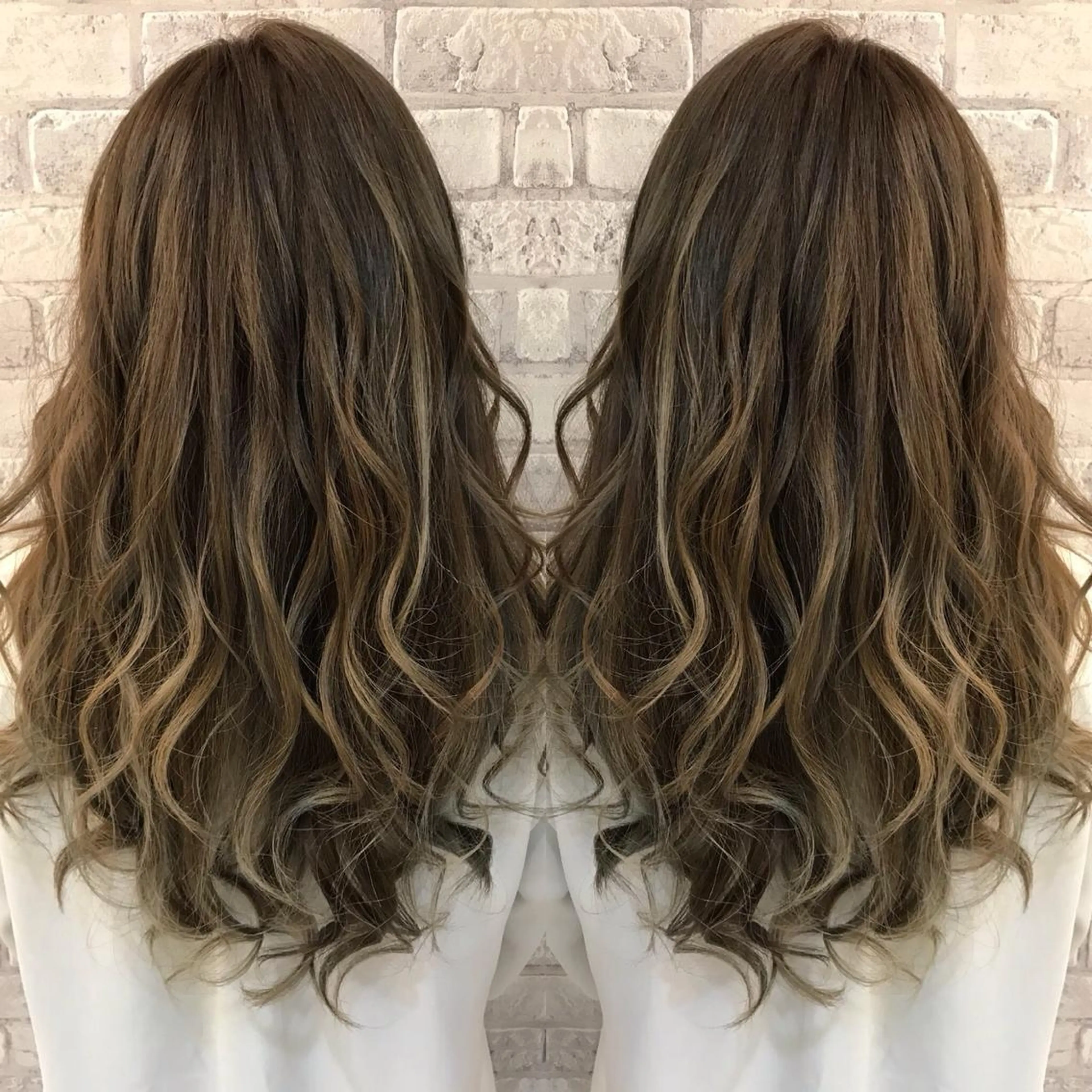 ロング カラー EARTH 越谷店のヘアスタイル