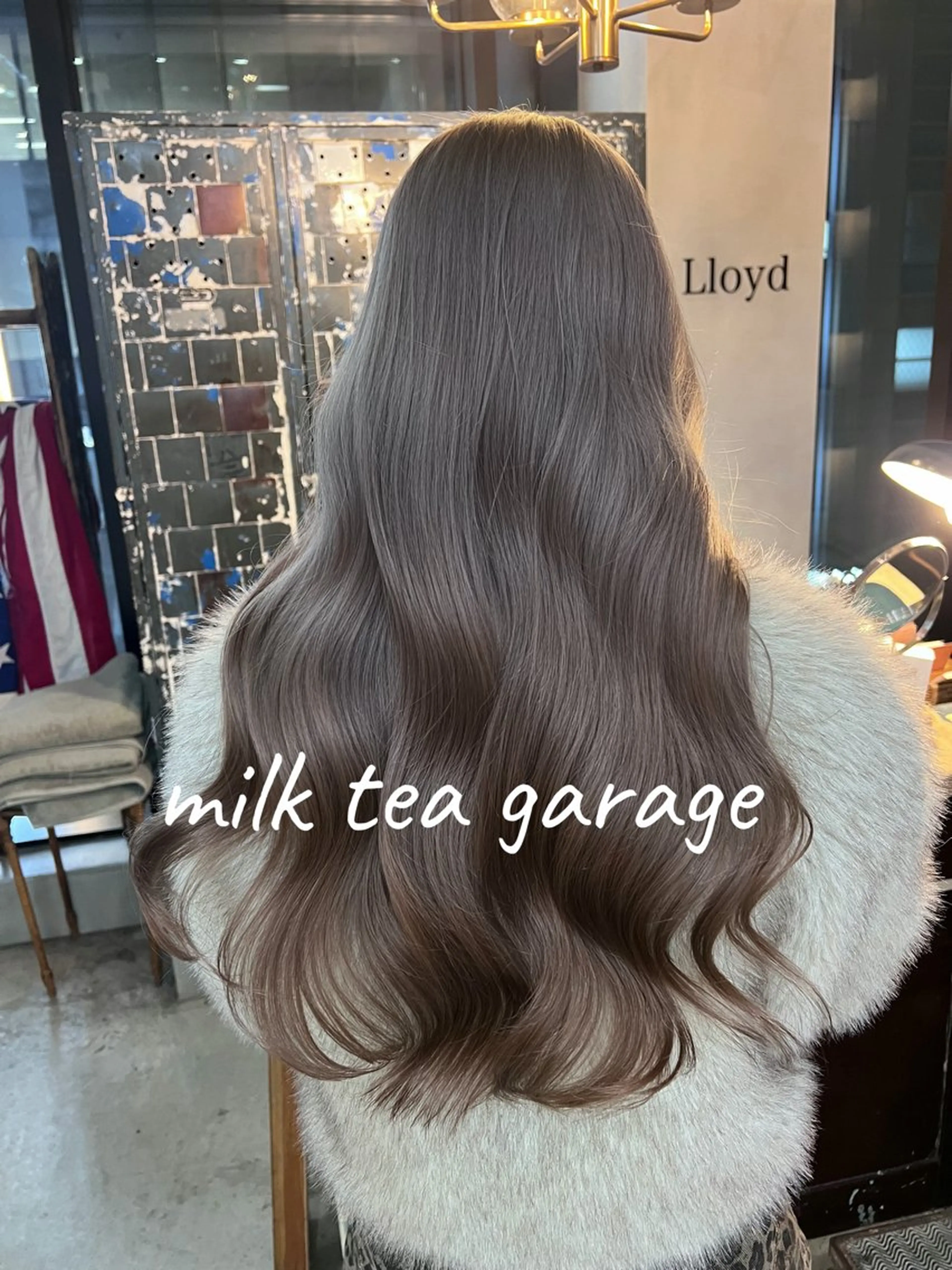 ロング カラー ヘアアレンジ ベージュカラー ミルクティーベージュ ヘアカラー トリートメント ヘッドスパ ヘアセット 大宮/山口 竣也のヘアスタイル