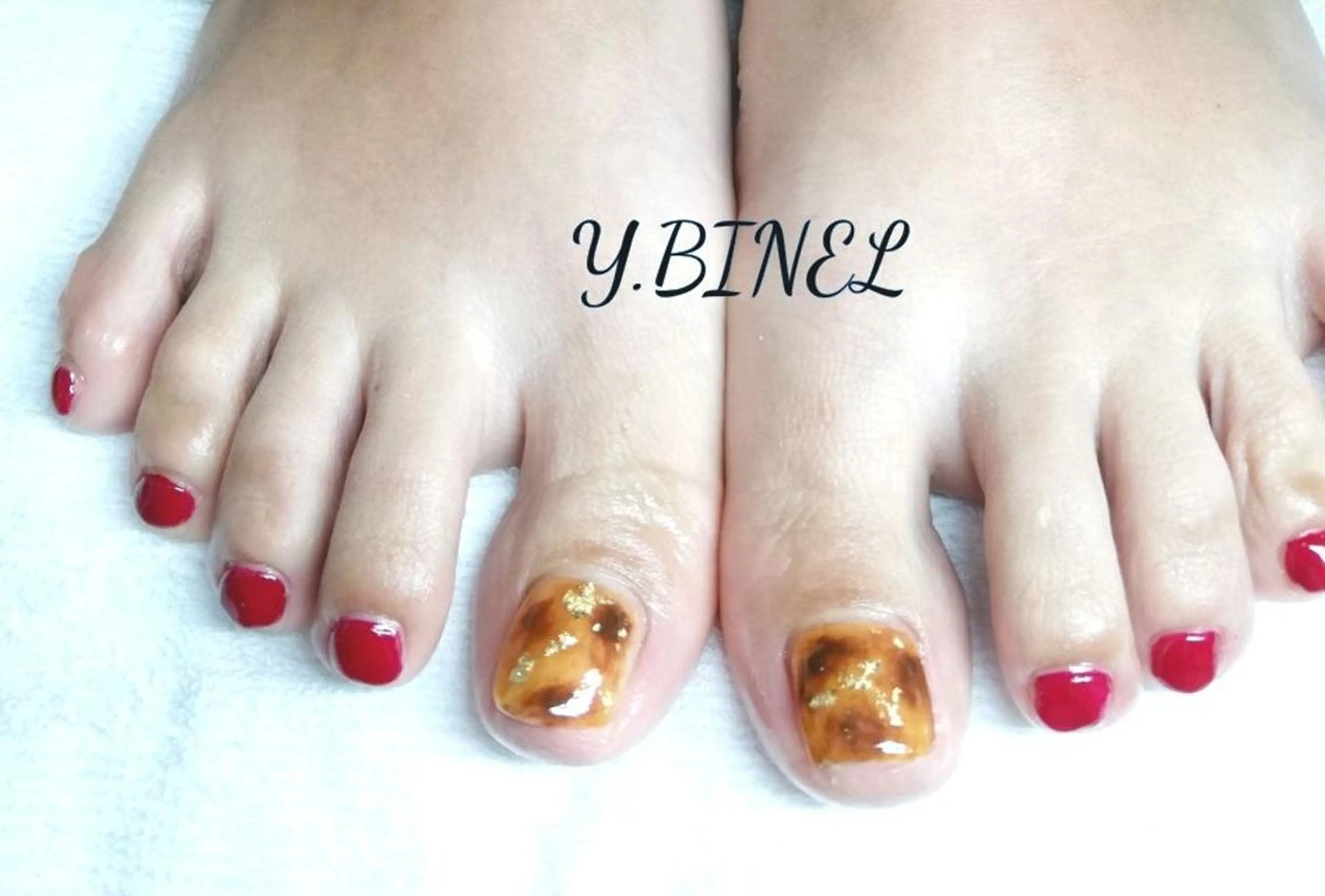 ネイル フットネイル フットネイル Nail Salon Y.BINELのネイルデザイン