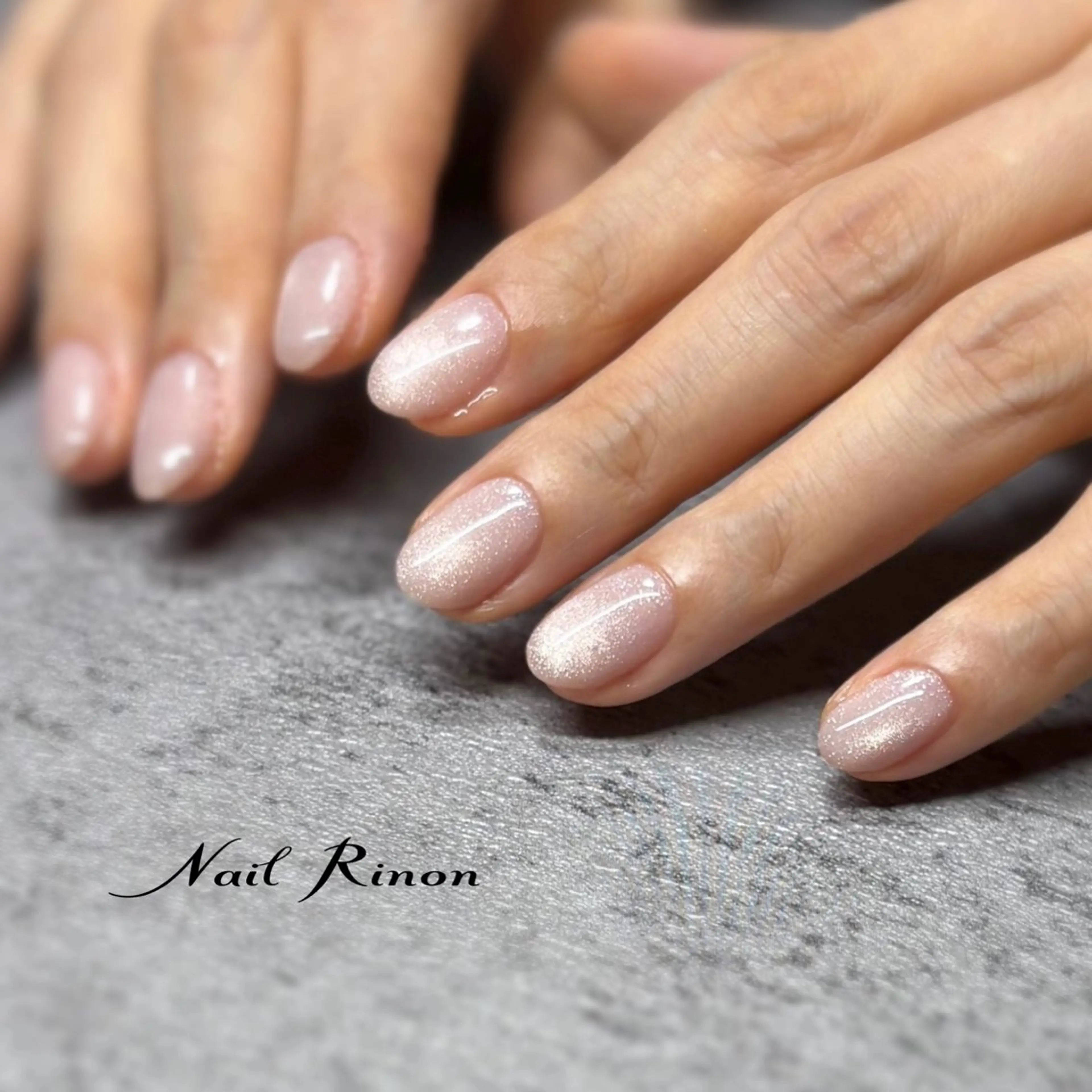 ネイル マグネットネイル ハンドネイル Nail Rinonのネイルデザイン