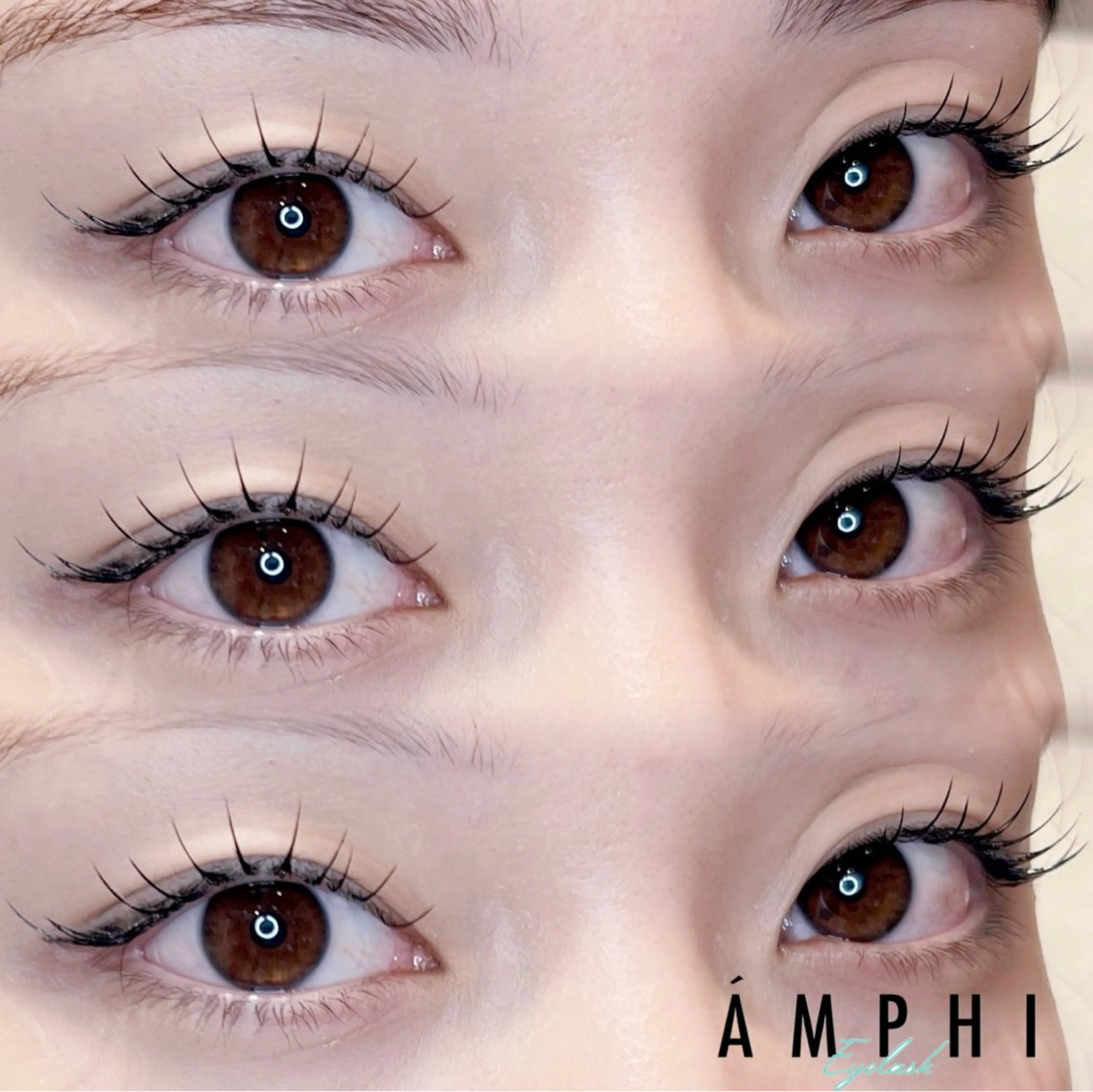 マツエク・マツパ フラットラッシュ Jカール AMPHITOKYO 中西七海のマツエク・マツパデザイン