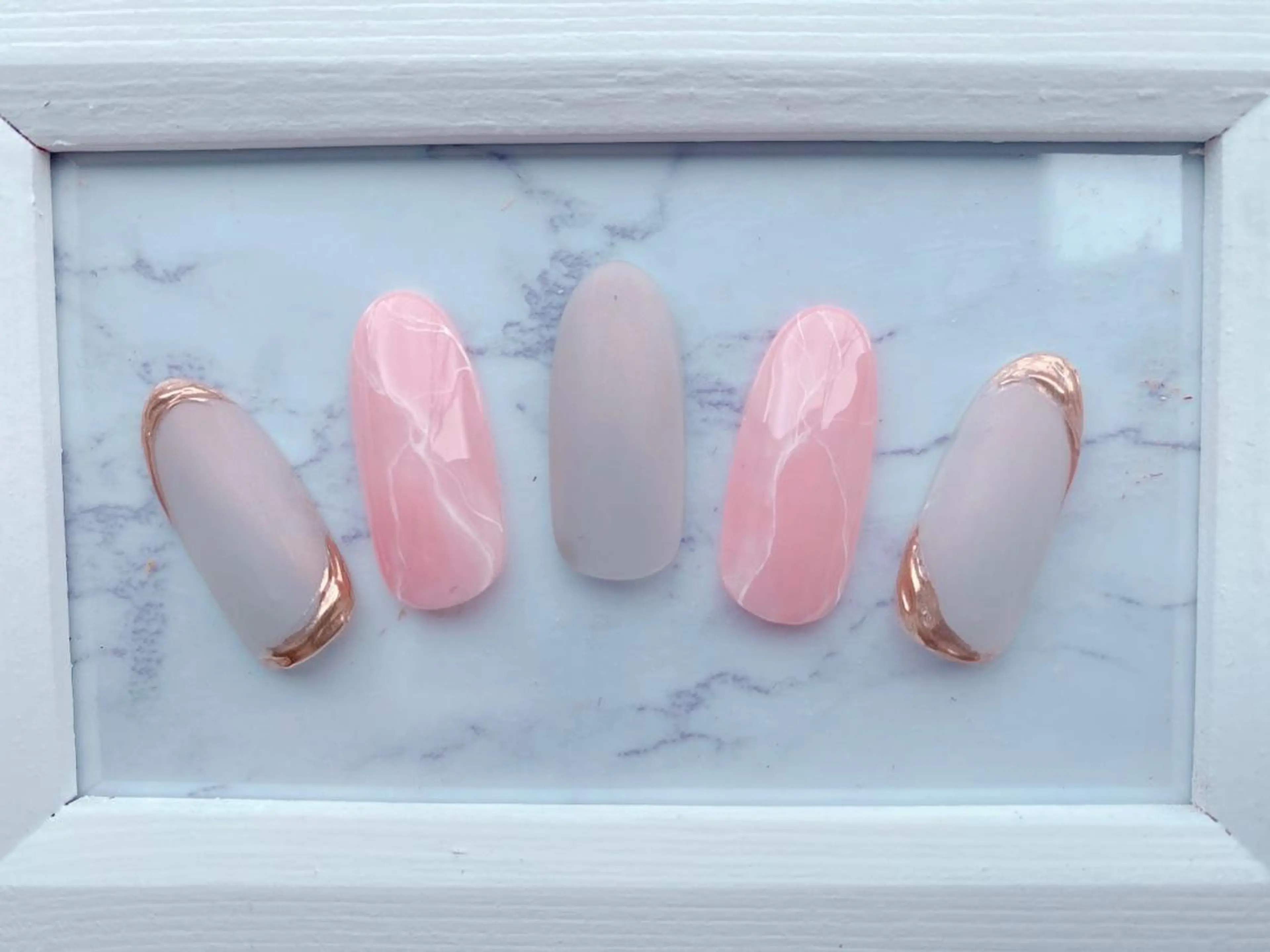 ネイル 大理石ネイル(マーブル) Era nailのネイルデザイン