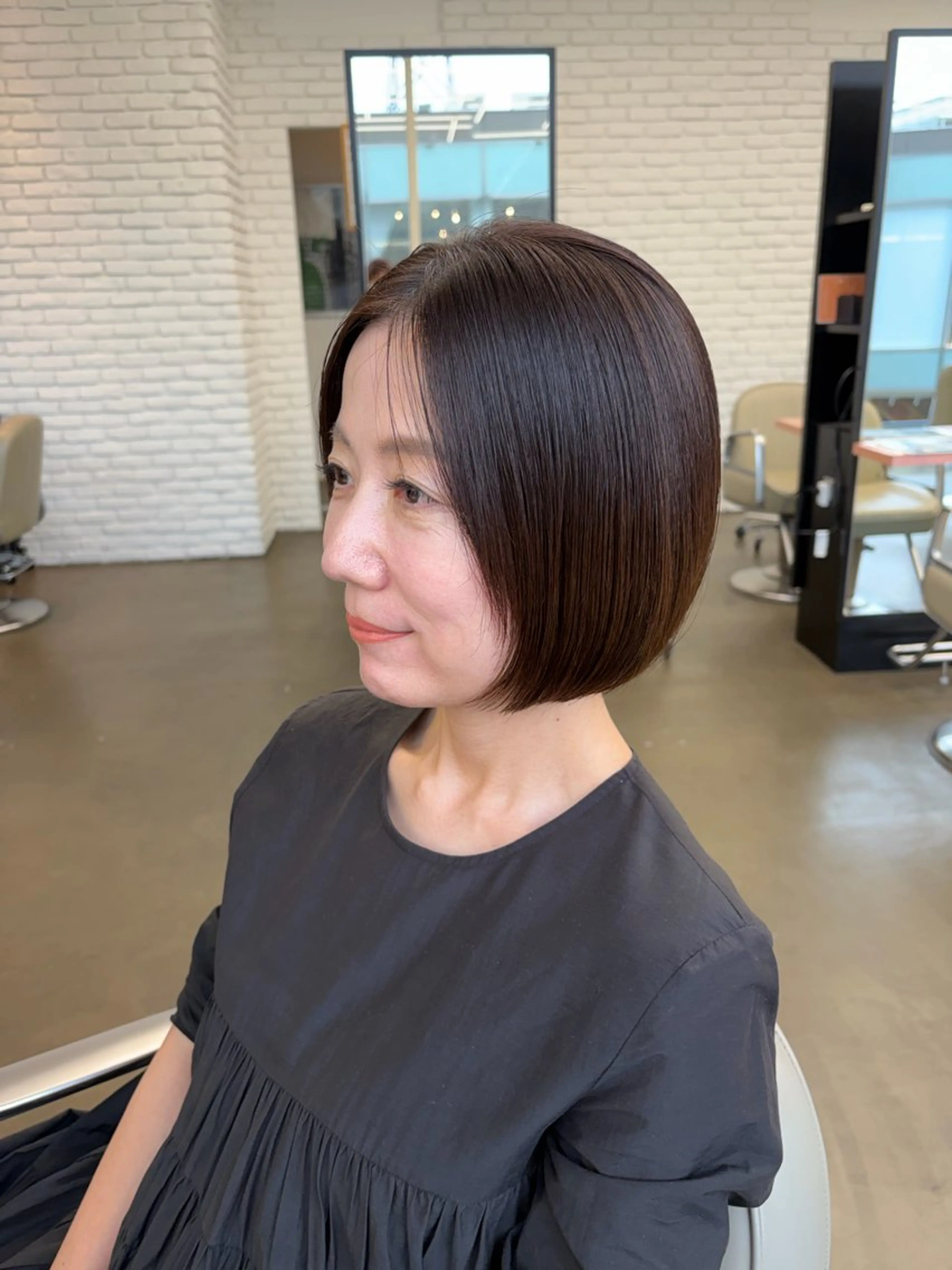 ショート DIFINOaoyama所属・🎧ayaka/ボブ /透明感カラー🩵のヘアスタイル