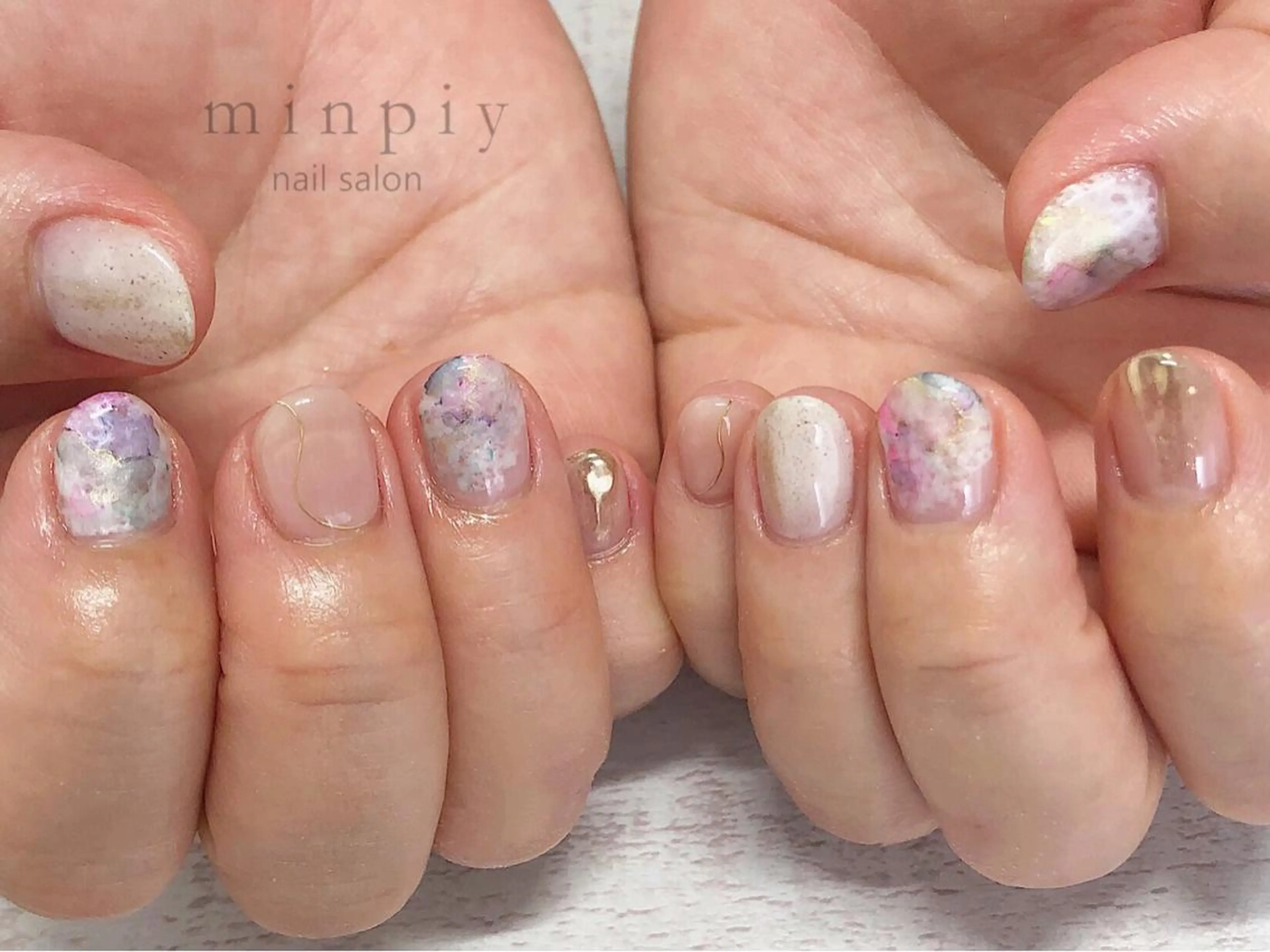 ネイル 𖡼 yumenoのネイルデザイン