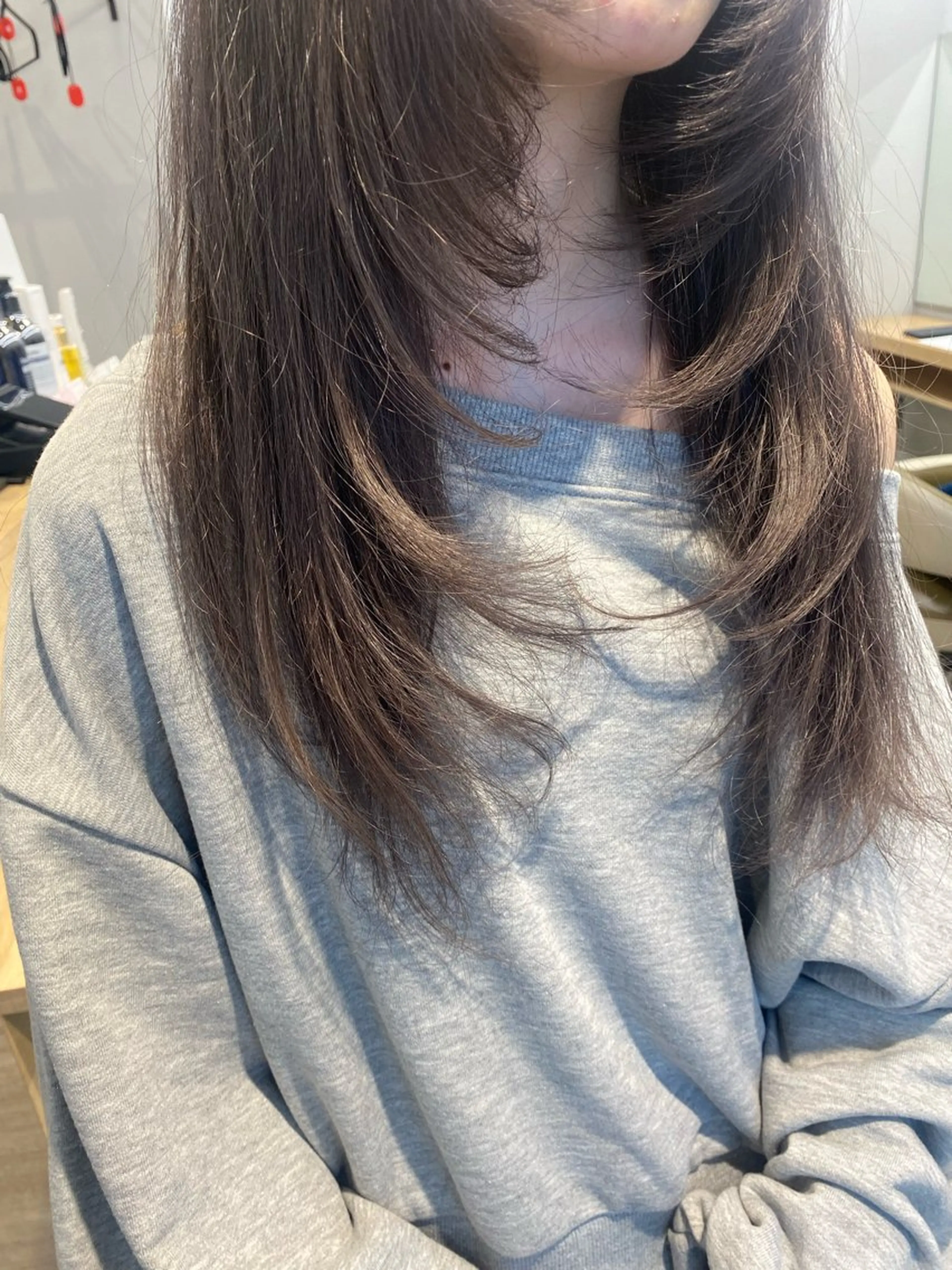 セミロング カラー 🐾Libero🐾 柏　KONOMIのヘアスタイル