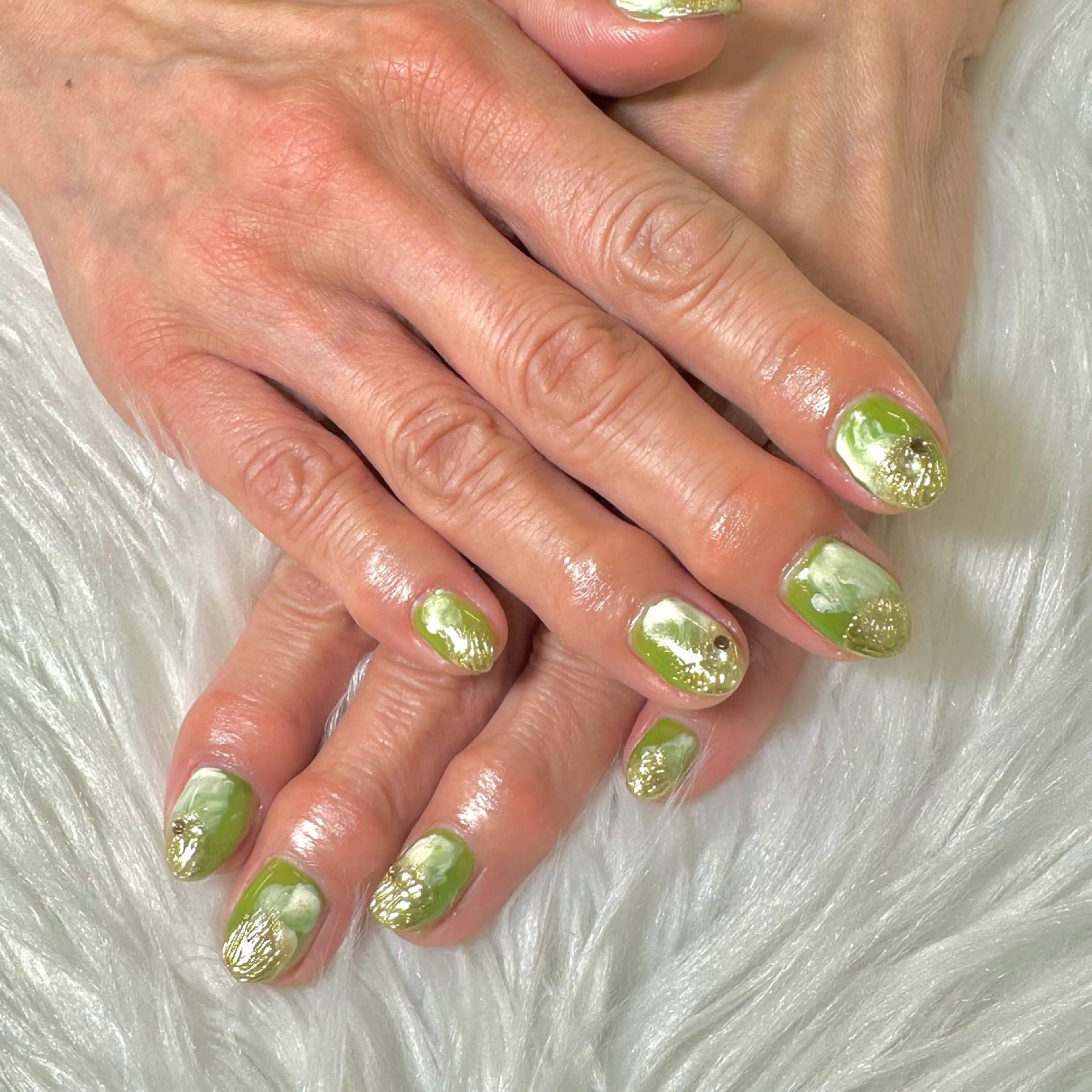 ネイル ニュアンスネイル ハンドネイル はあとねいる Reinaのネイルデザイン