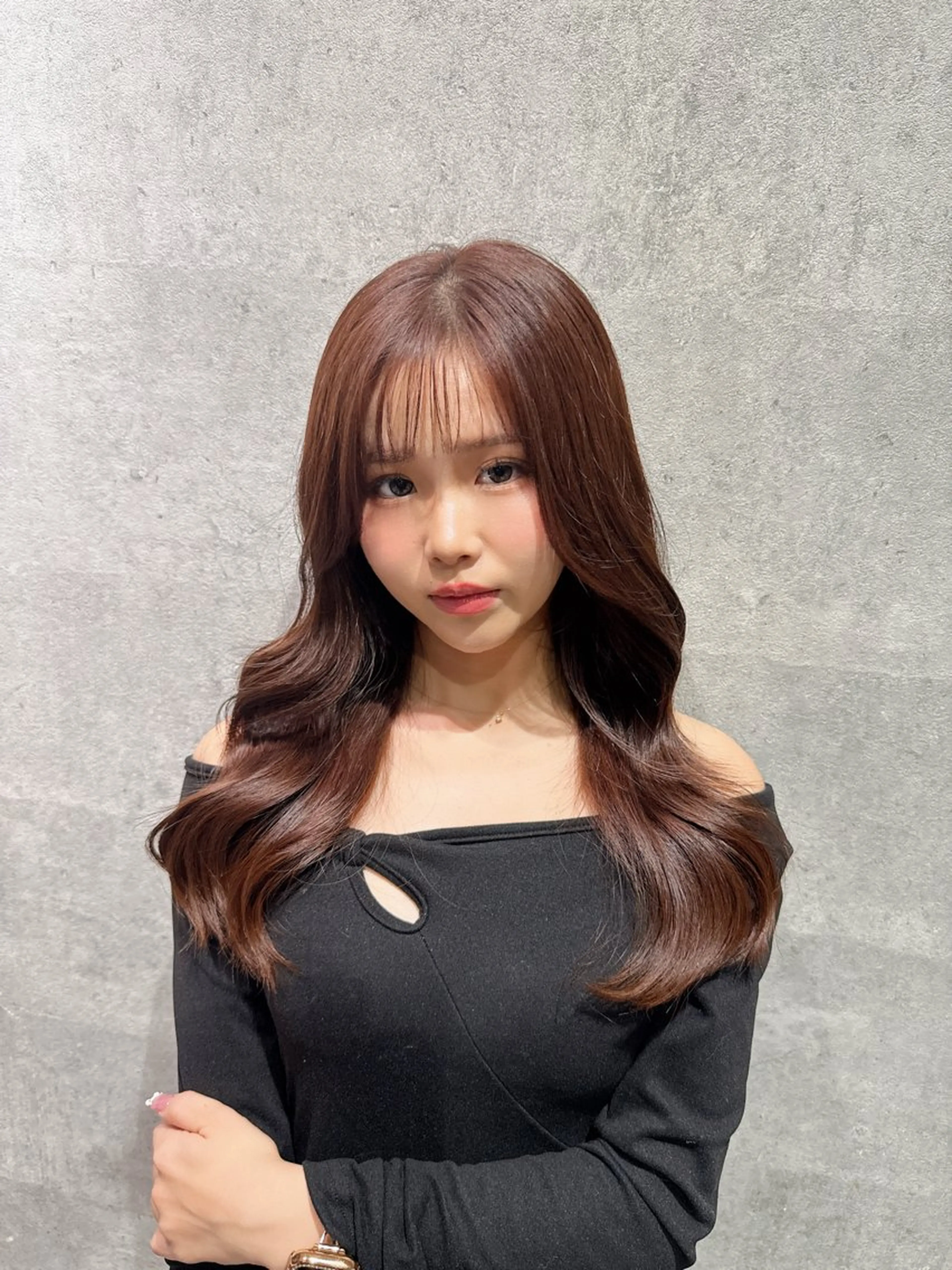 【カット＋トリートメント】土日限定18時半​〜​セミロングorミディアムカットモデル💗💗の写真