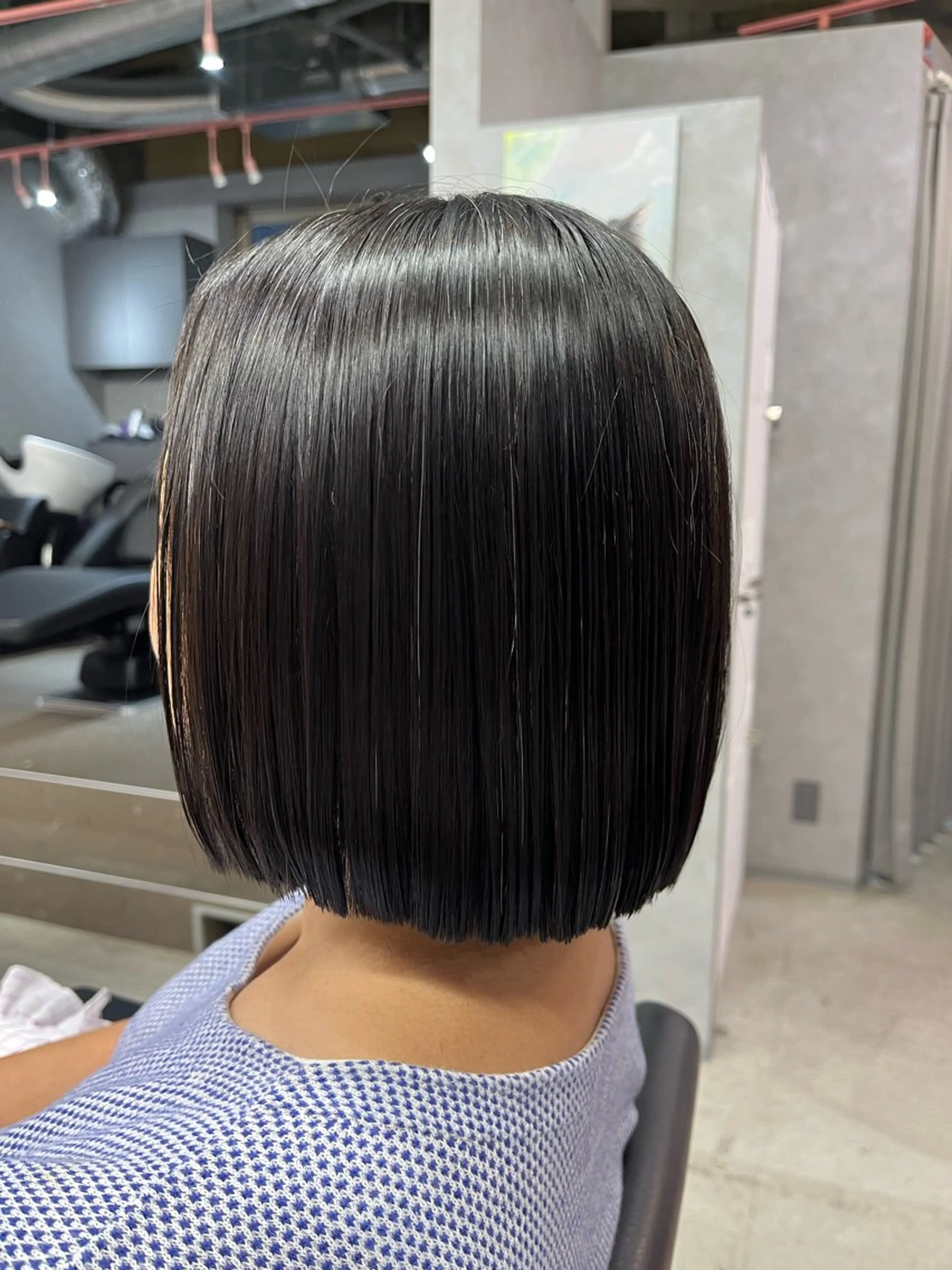 ミディアム ボブ ｊｏｕｅｒｍ所属・透明感/グレージュ /韓国レイヤー🪽のヘアスタイル