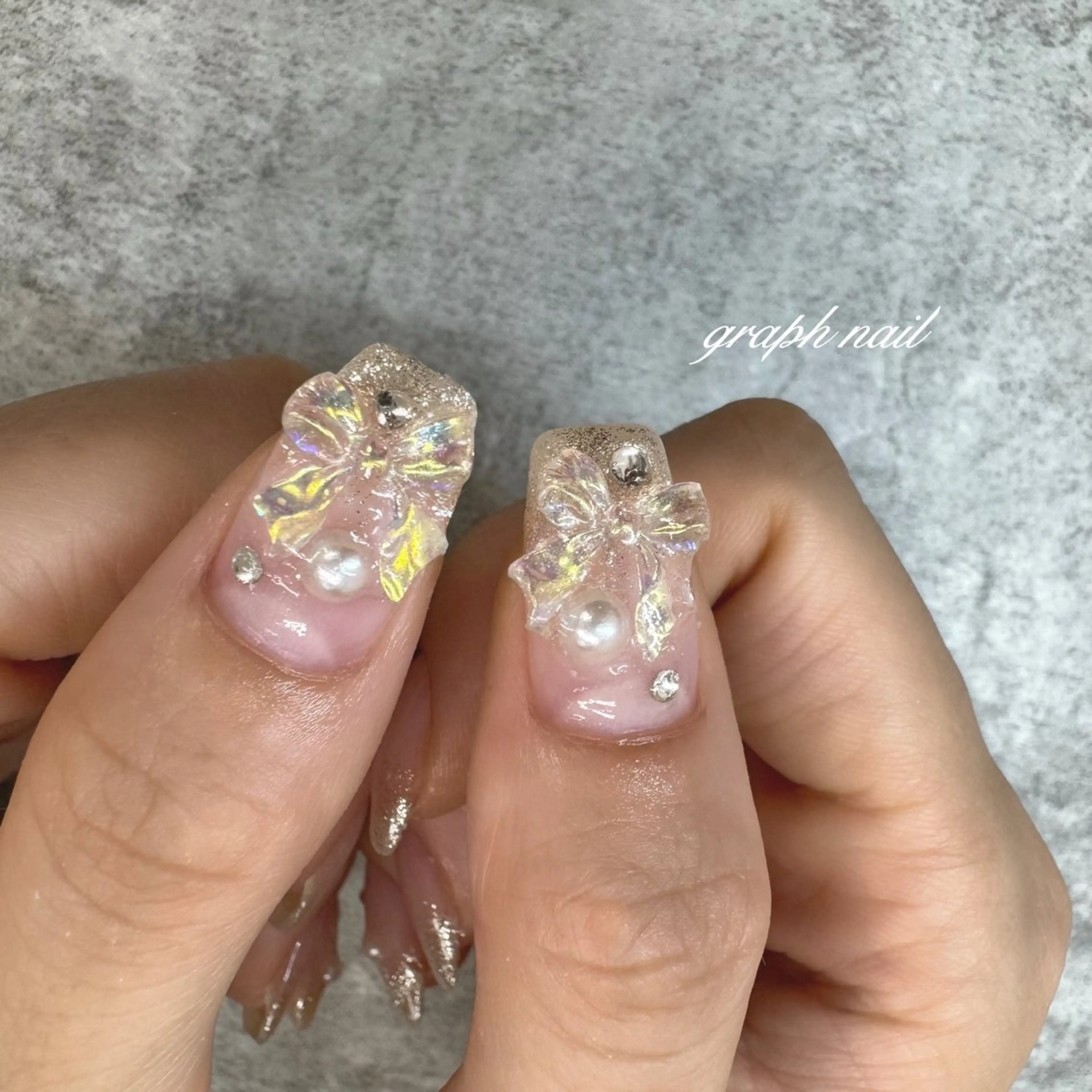 ネイル graph nail【グラフ ネイル】所属・graphnail‪ ‪‪❤︎‬manaのネイルデザイン