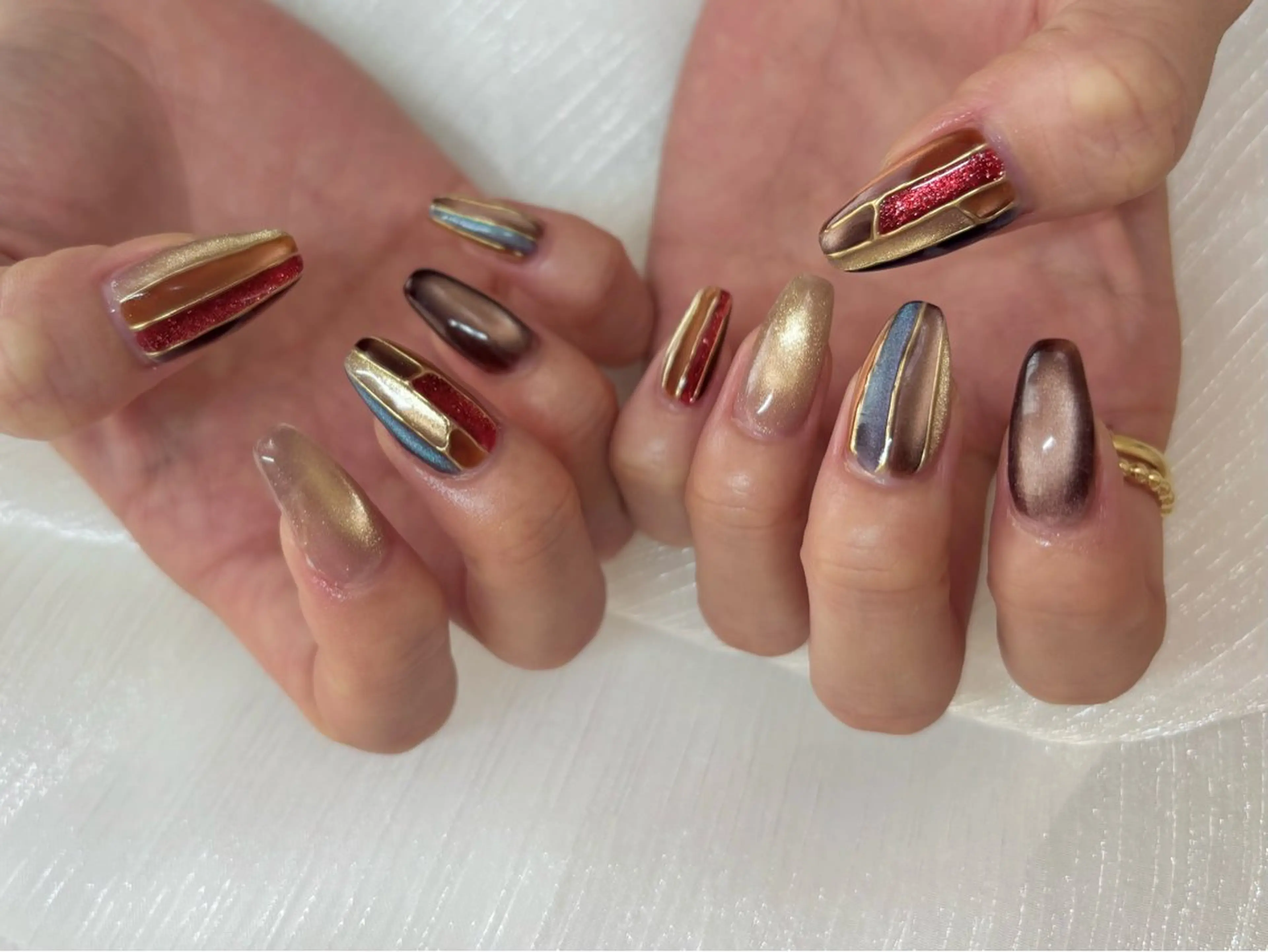 ネイル ハンドネイル yurina ☆のネイルデザイン