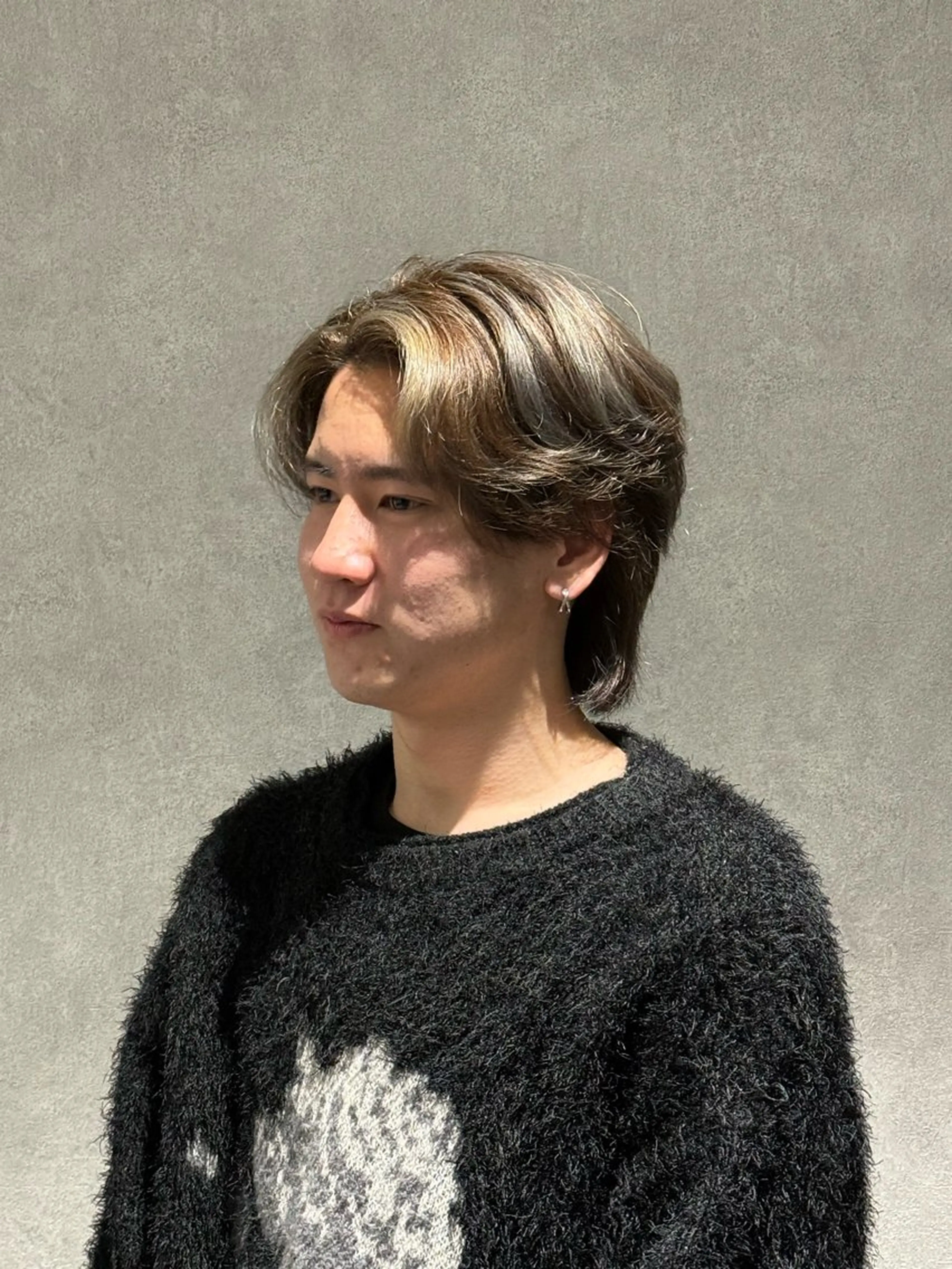 ミディアム ヘアカラー LYNE所属・モデル様大募集❗️ 上名 快音のヘアスタイル