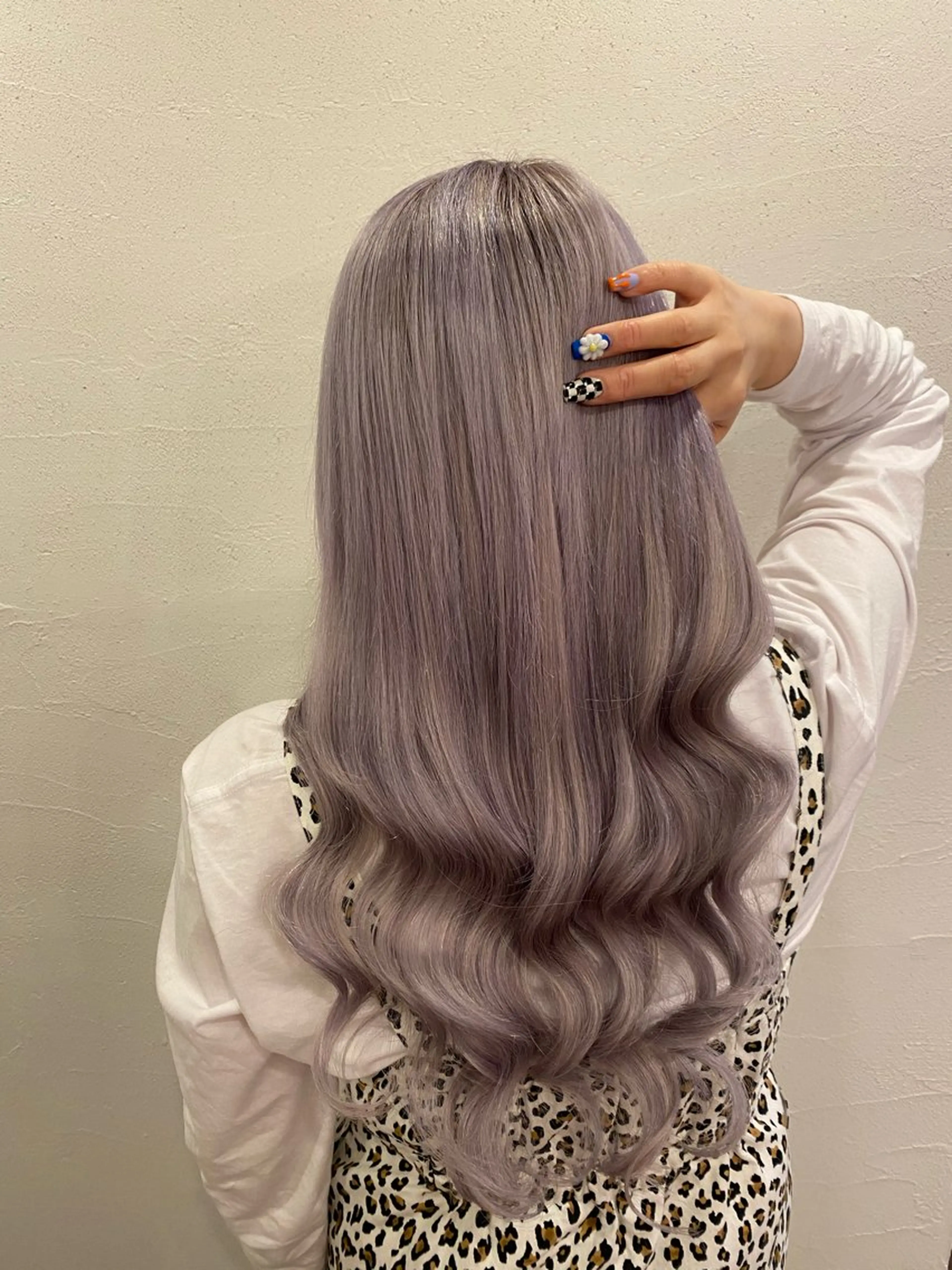 ロング ヘアカラー エクステ ✨最安値✨エクステ カラー🌼つきな🌼のヘアスタイル