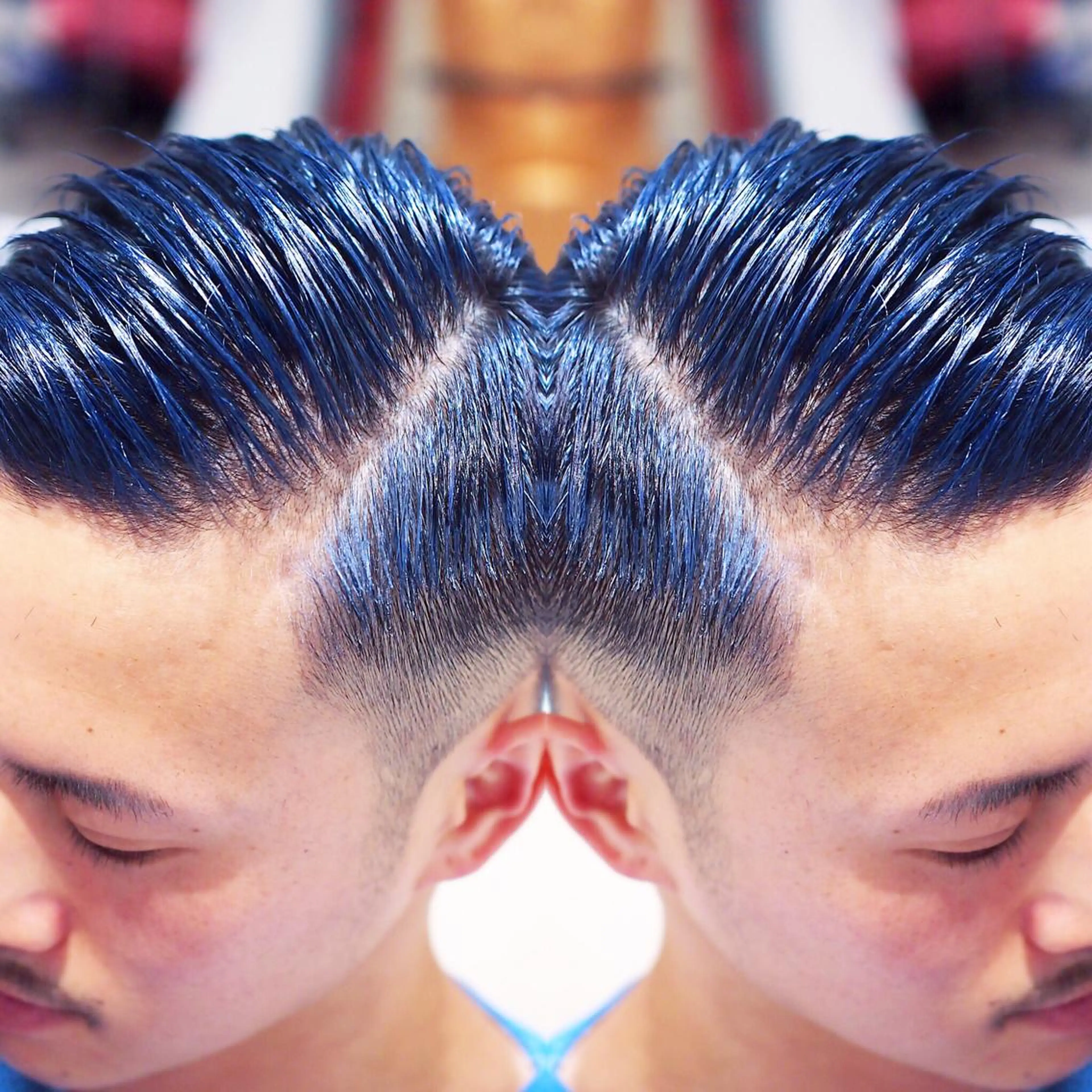 ショート カラー メンズ 及川シゲル 髪質改善講師のヘアスタイル